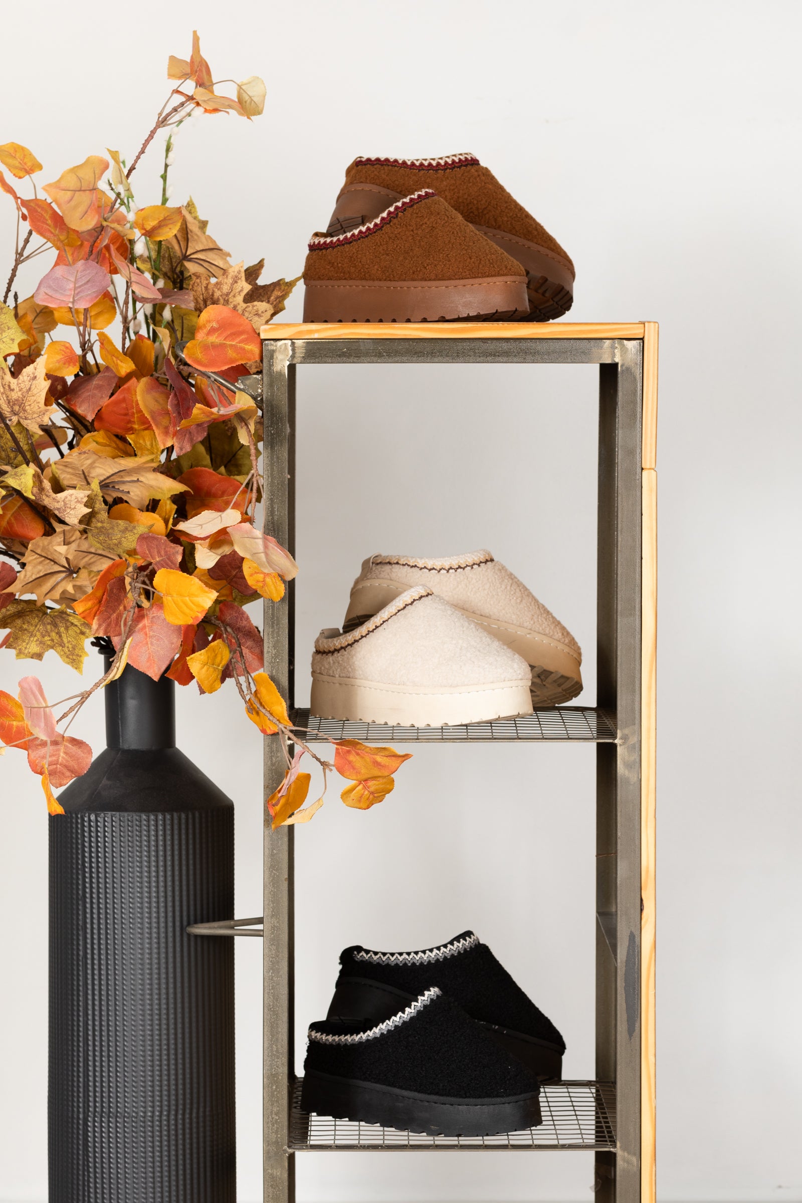 Sherpa Platform Slip On Shoes · Filly Flair