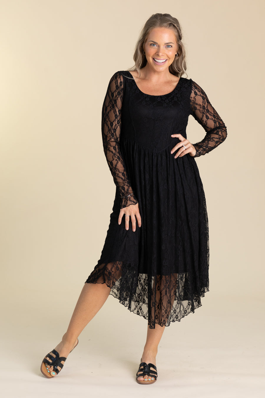 Black Long Sleeve Lace Dress Black Long Sleeve Lace Dress