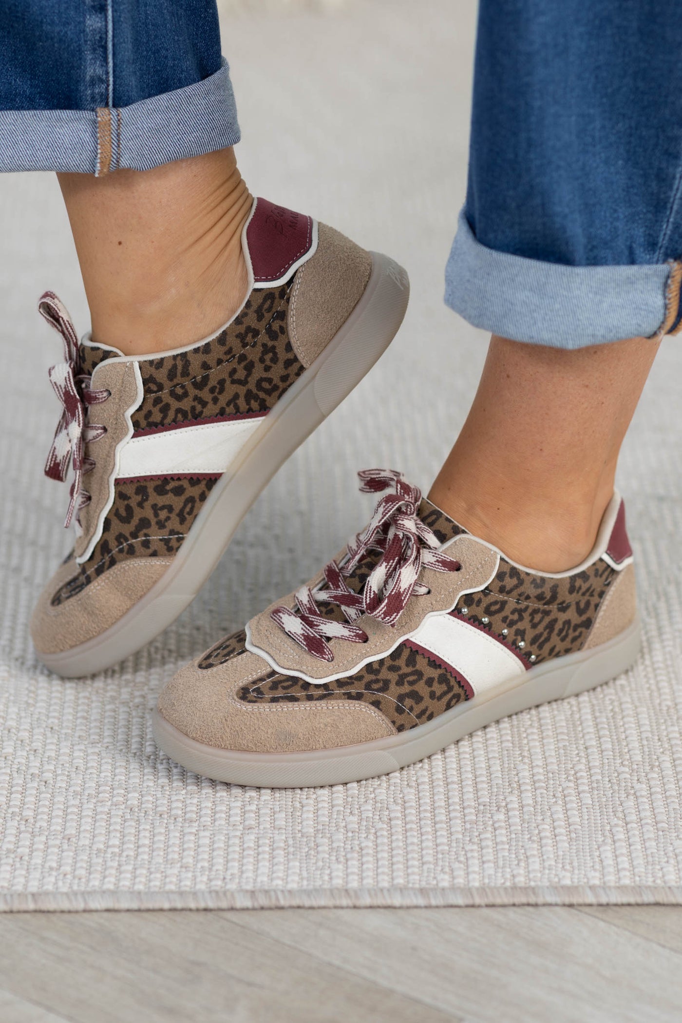 Blowfish Leopard Colorblock Sneaker