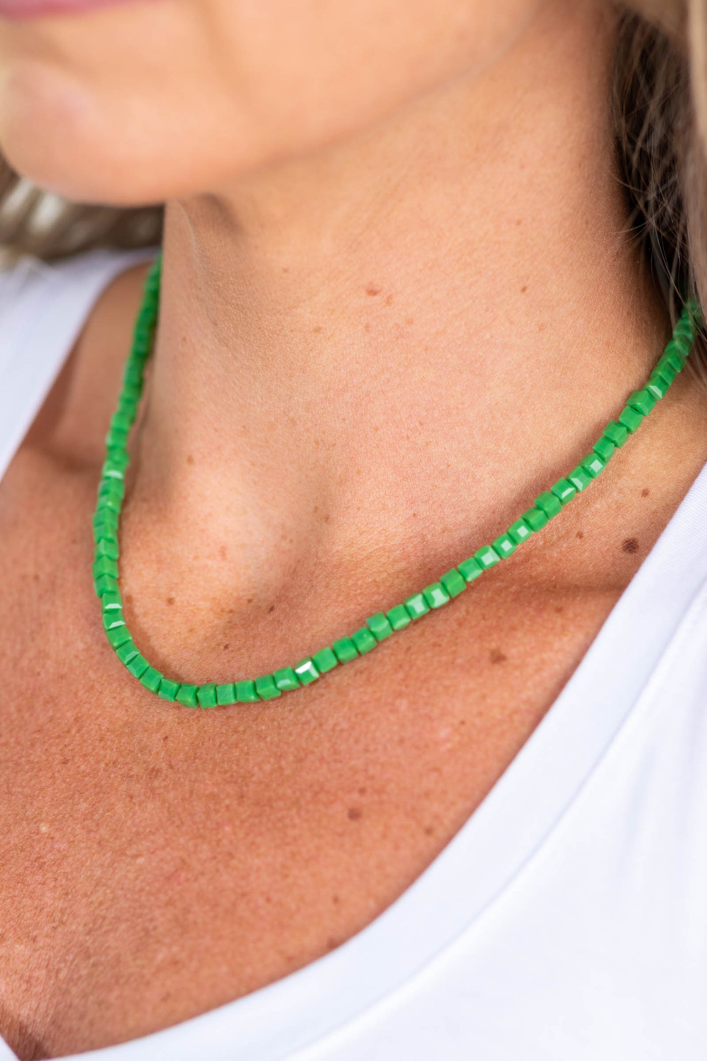 Colored Beaded Necklaces