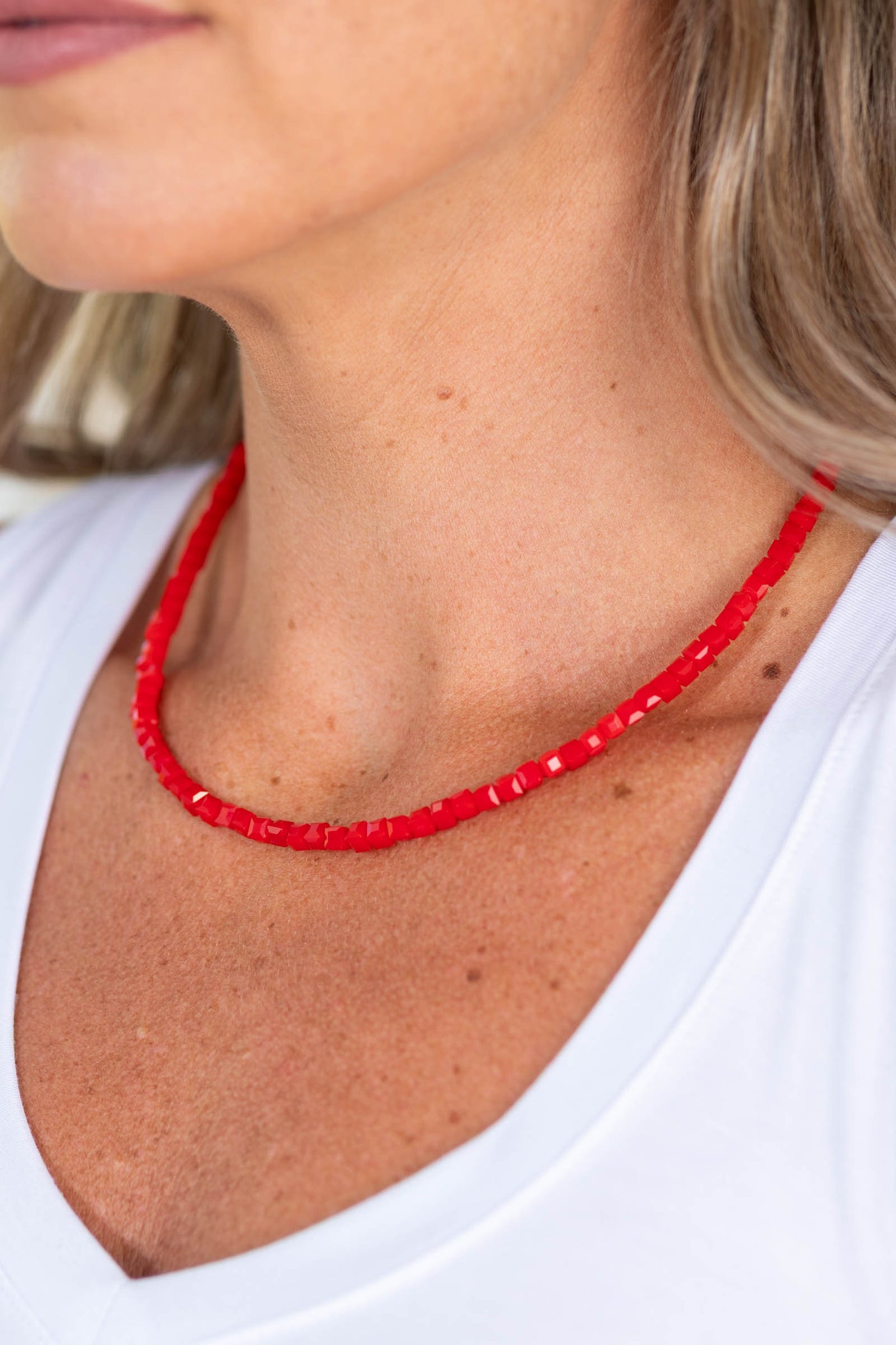 Colored Beaded Necklaces
