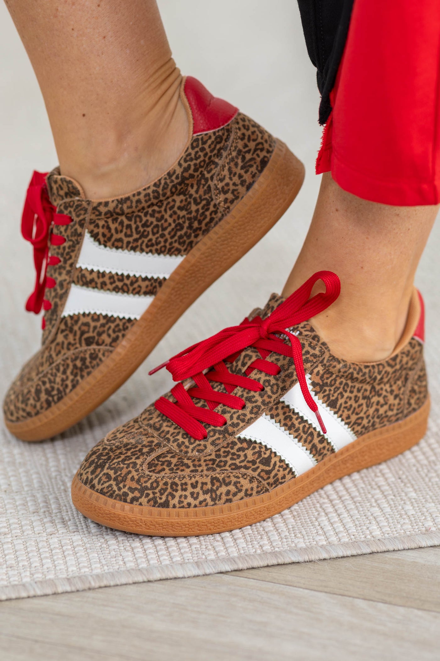Corkys Mini Leopard Sneakers