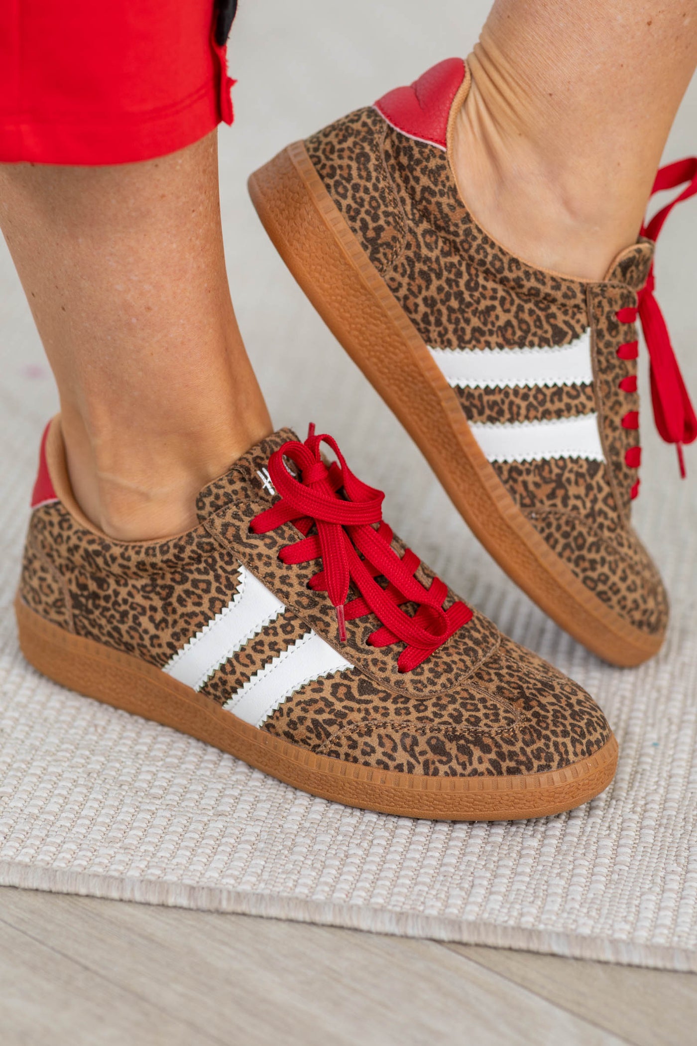 Corkys Mini Leopard Sneakers