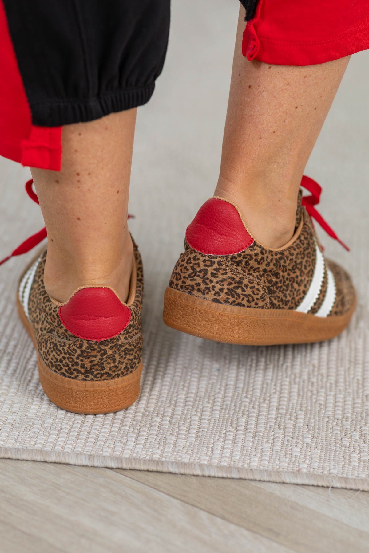 Corkys Mini Leopard Sneakers