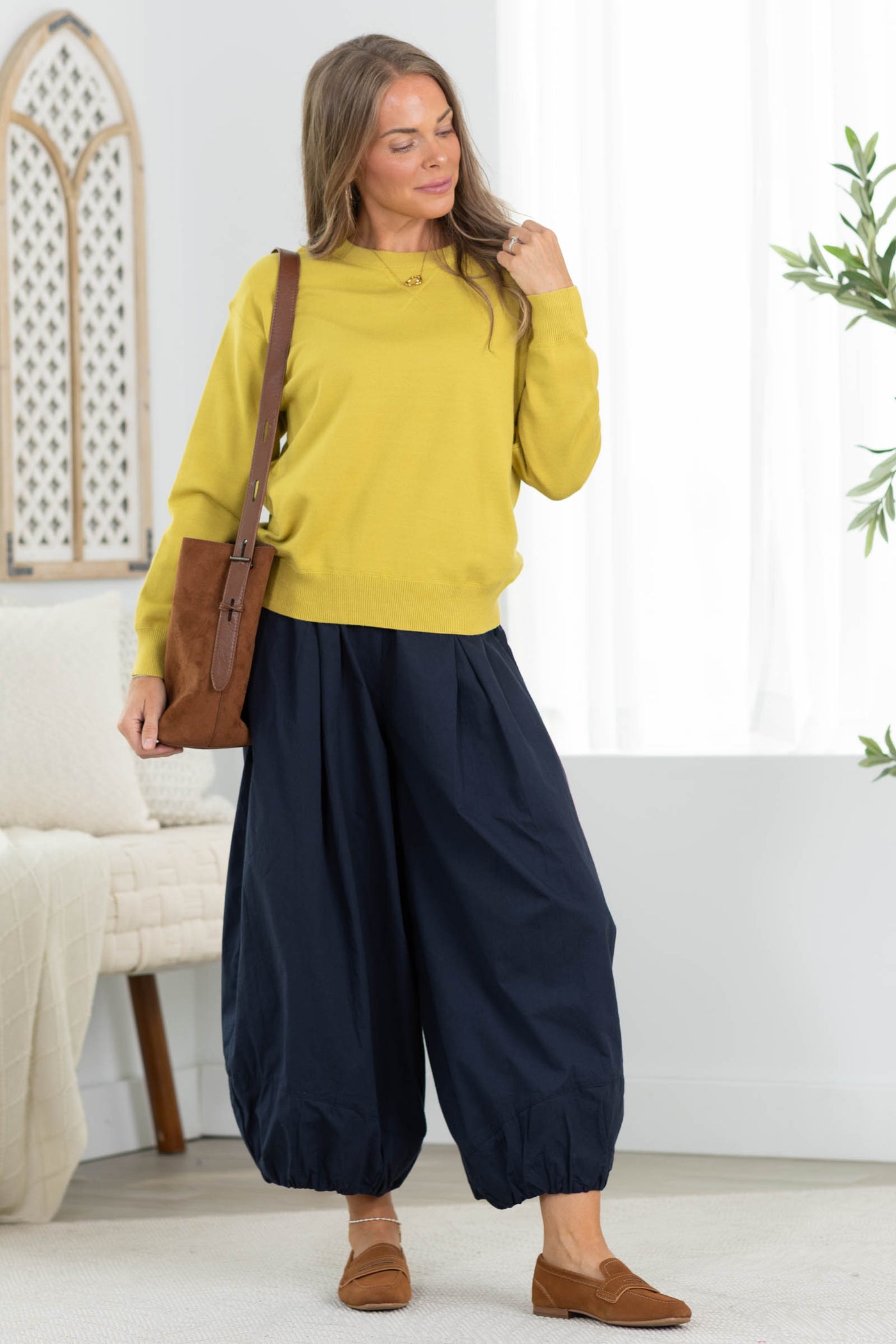 Staccato Relaxed Fit Long Sleeve Sweater Top