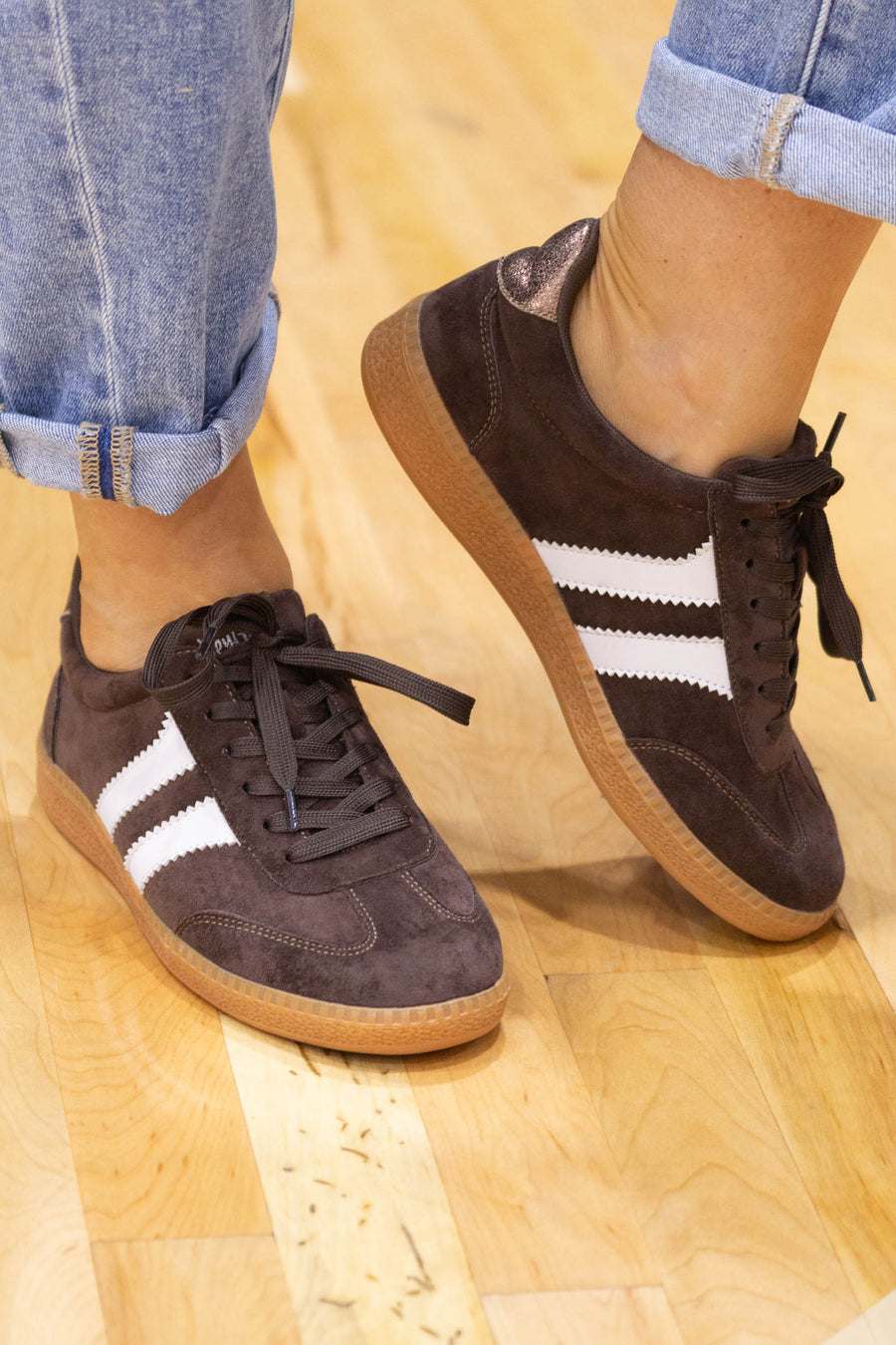 Corkys Brown Lace Up Sneakers