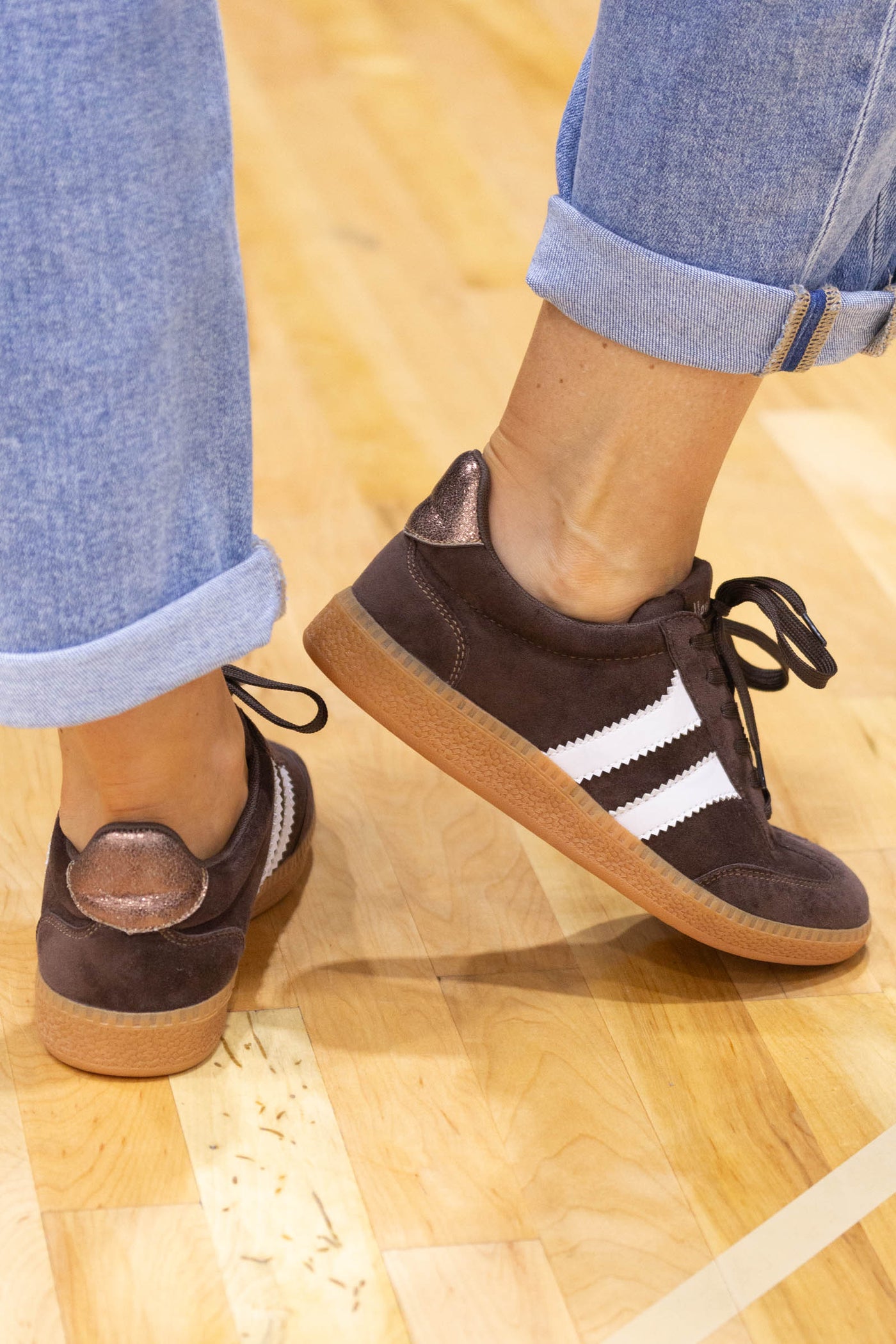 Corkys Brown Lace Up Sneakers
