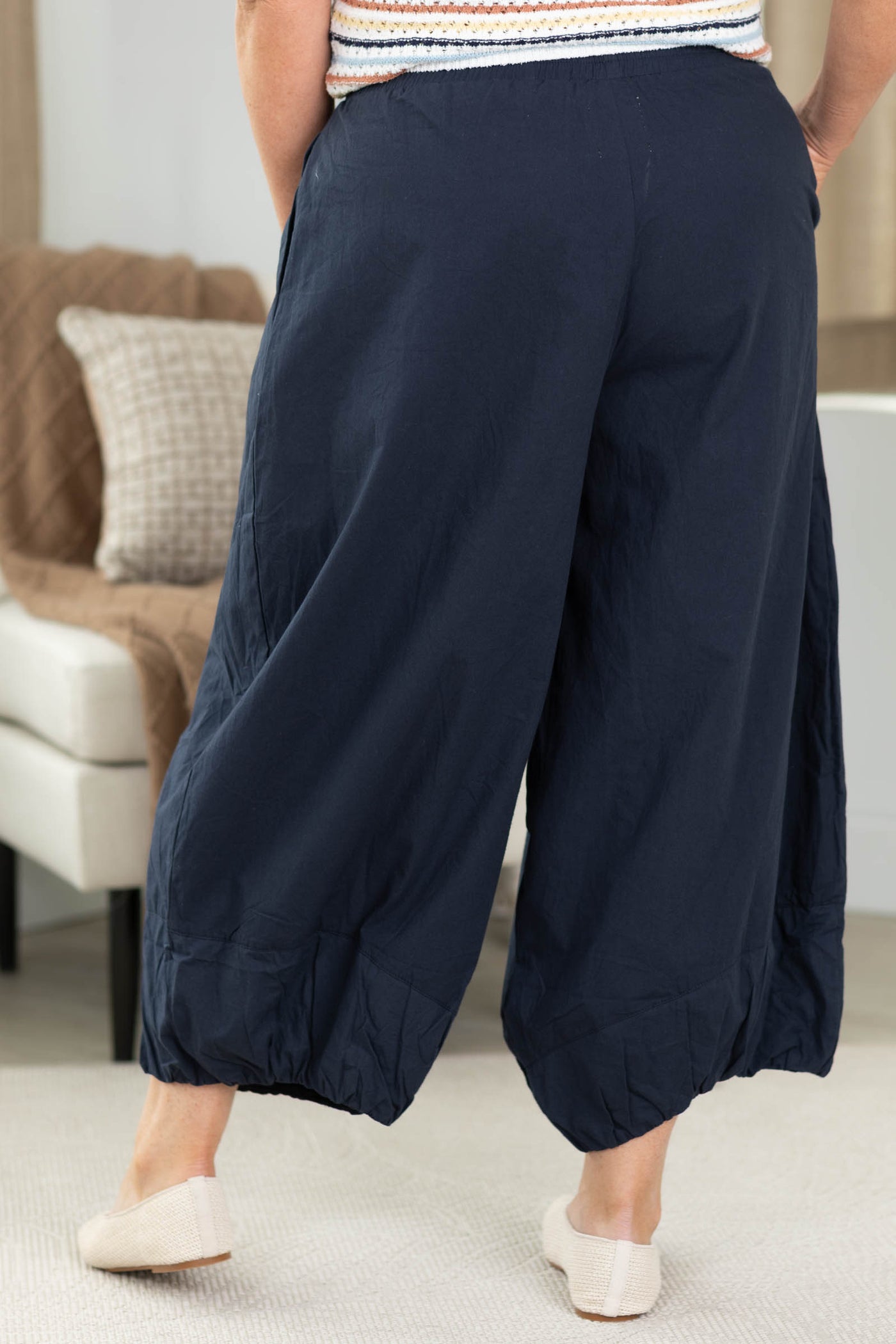 Luxe Contemporary Balloon Pleated Pants