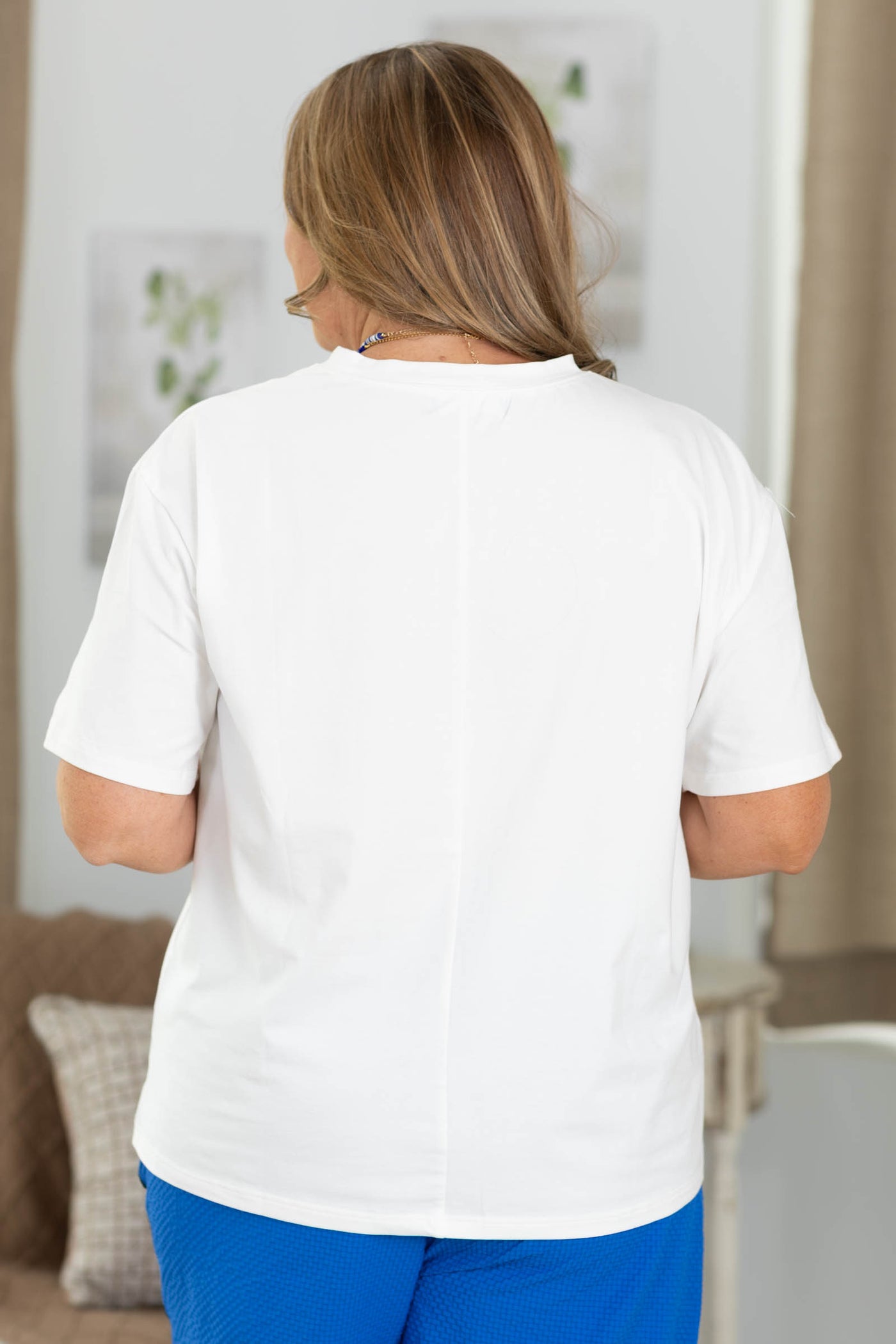 The Essential Cotton Blend Tee by Filly Flair