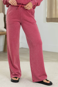 Cozy Campfire Wide Leg Pants: 32" Inseam