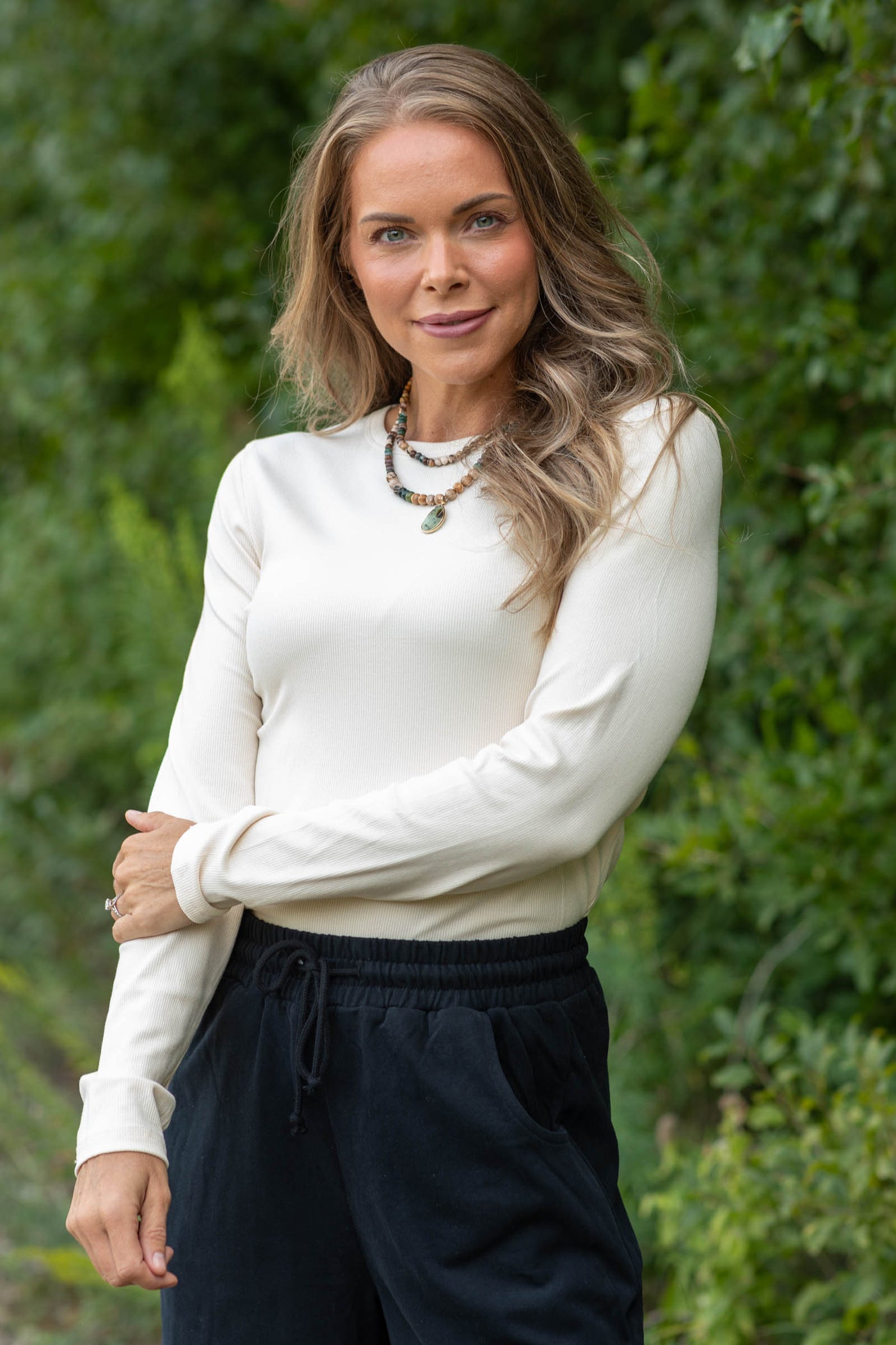 The Essential Baby Rib Long Sleeve Tee by Filly Flair