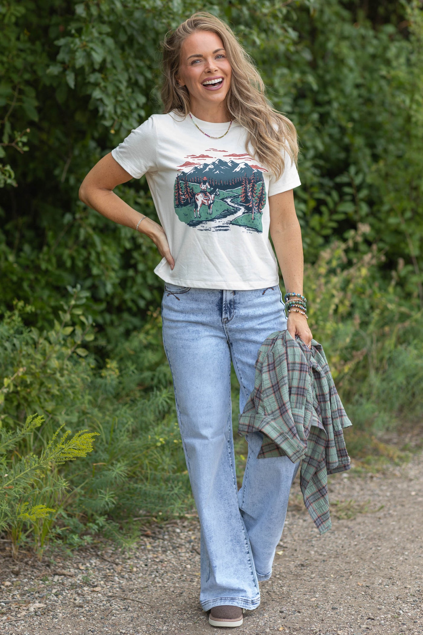 Vintage White Take Me Home Graphic Tee
