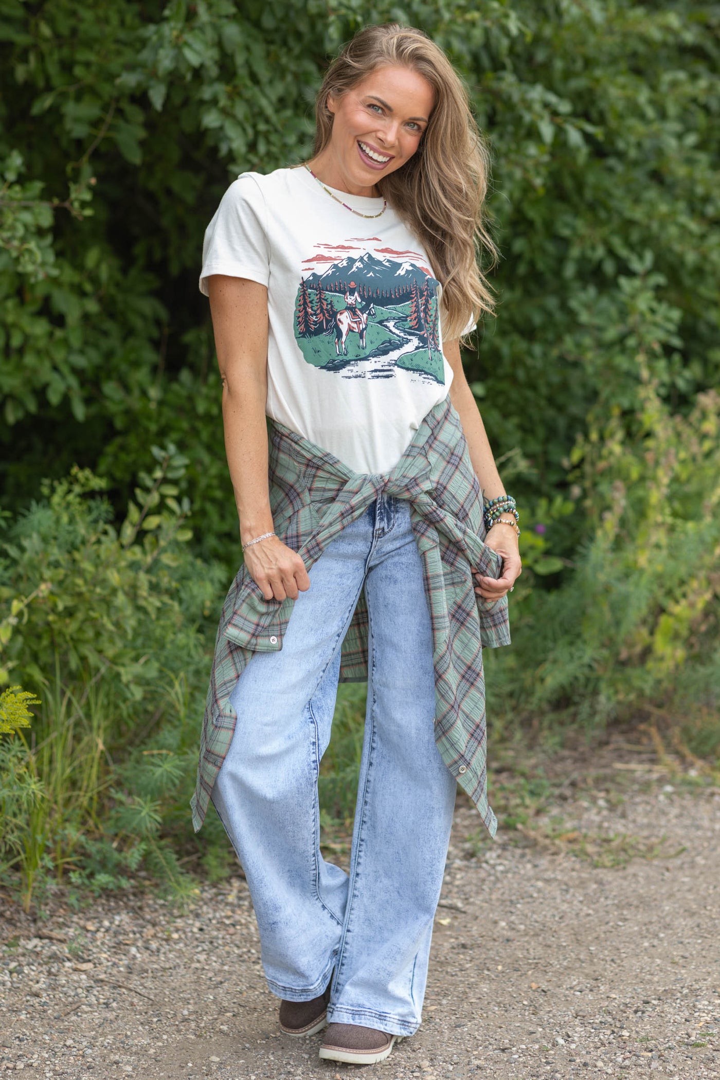 Vintage White Take Me Home Graphic Tee