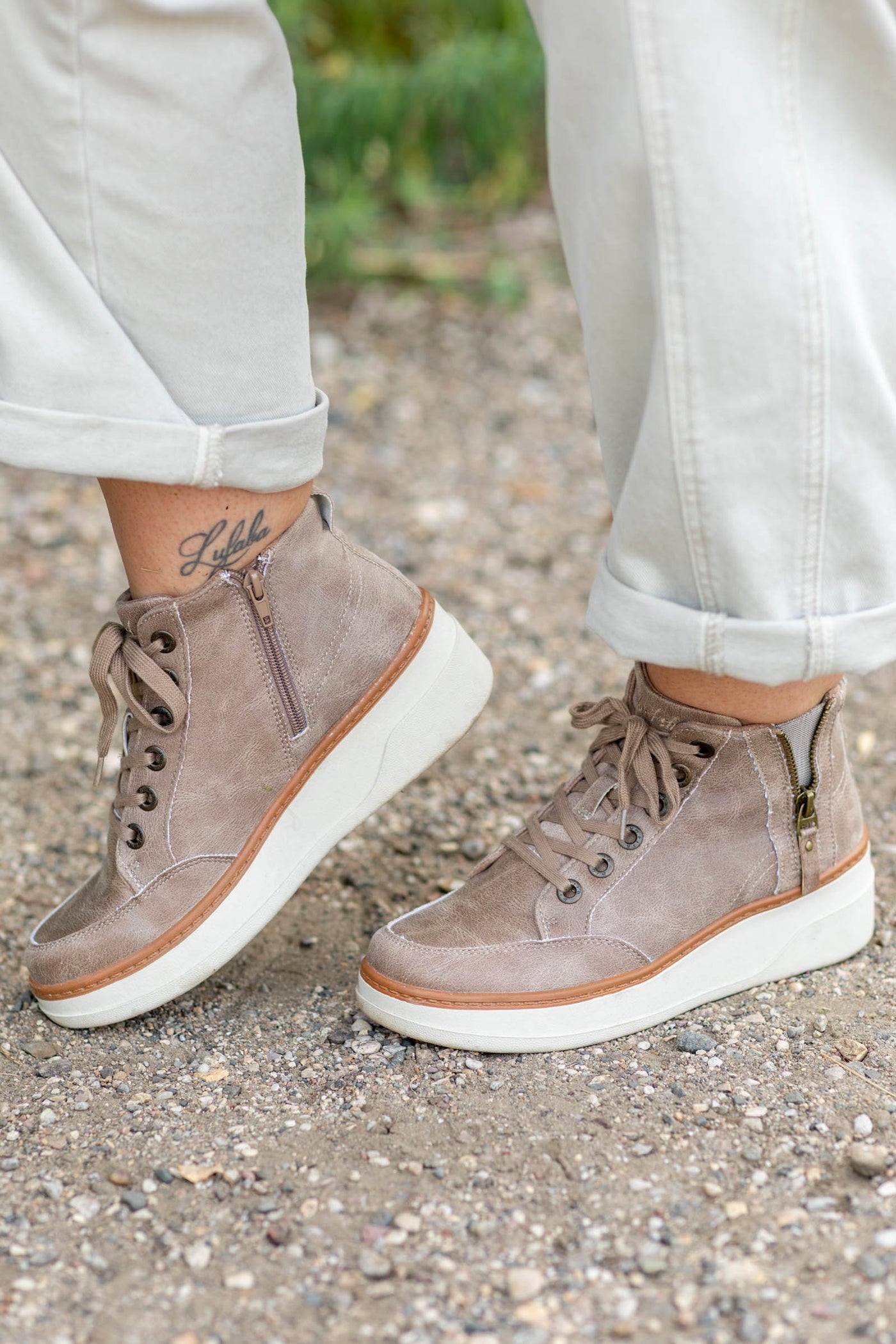 Blowfish Mushroom Platform Sneaker With Zip