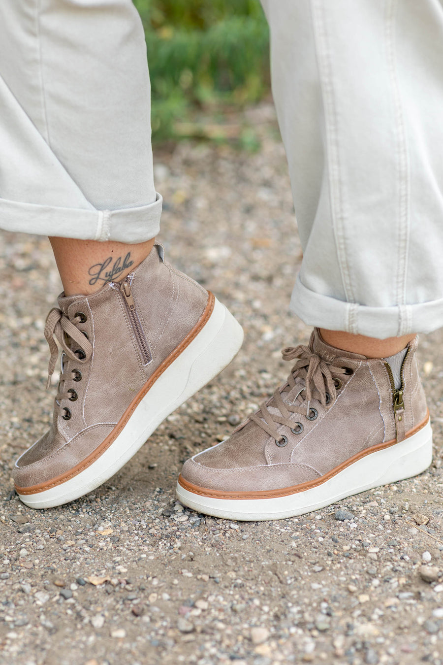 Blowfish Mushroom Platform Sneaker With Zip