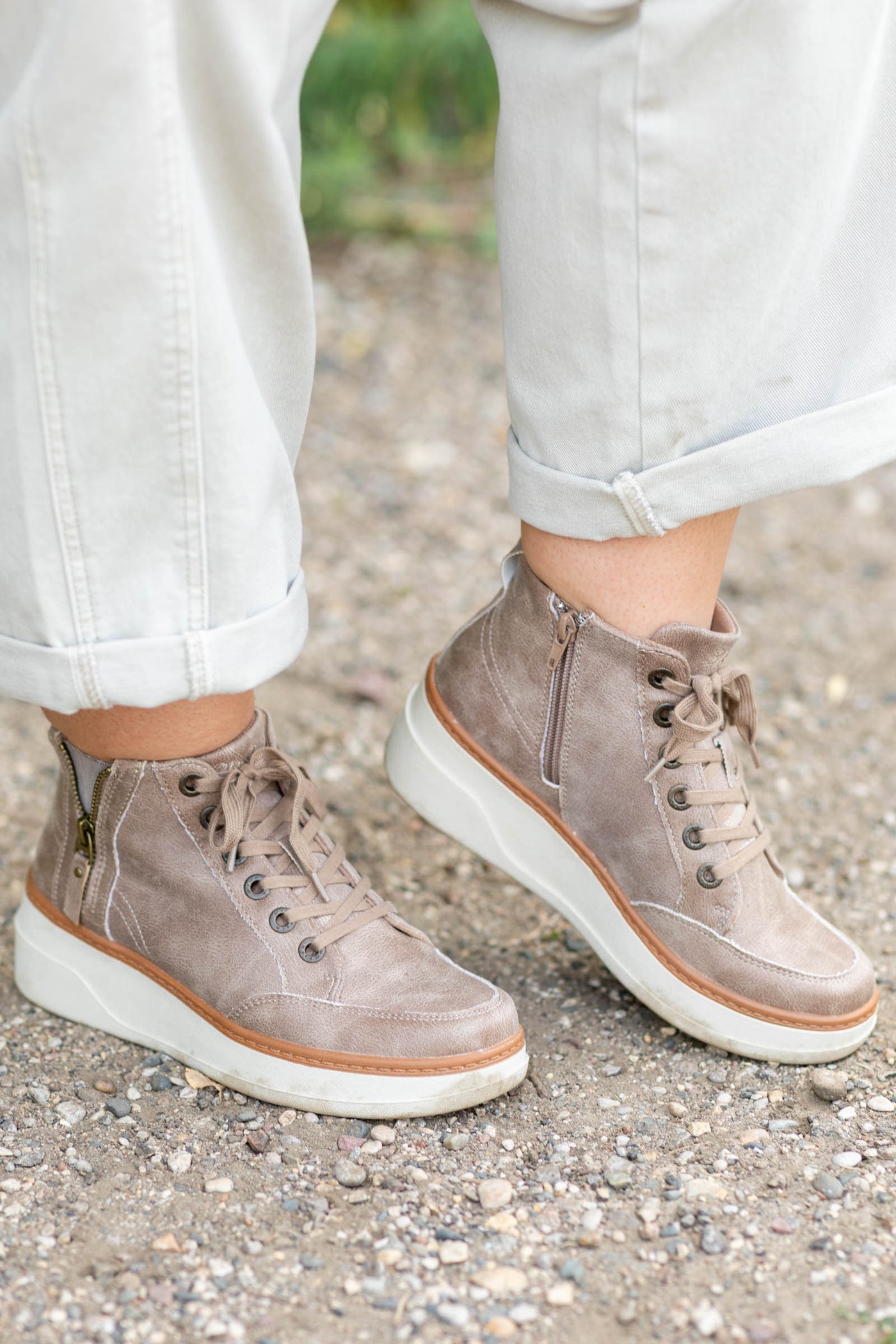 Blowfish Mushroom Platform Sneaker With Zip