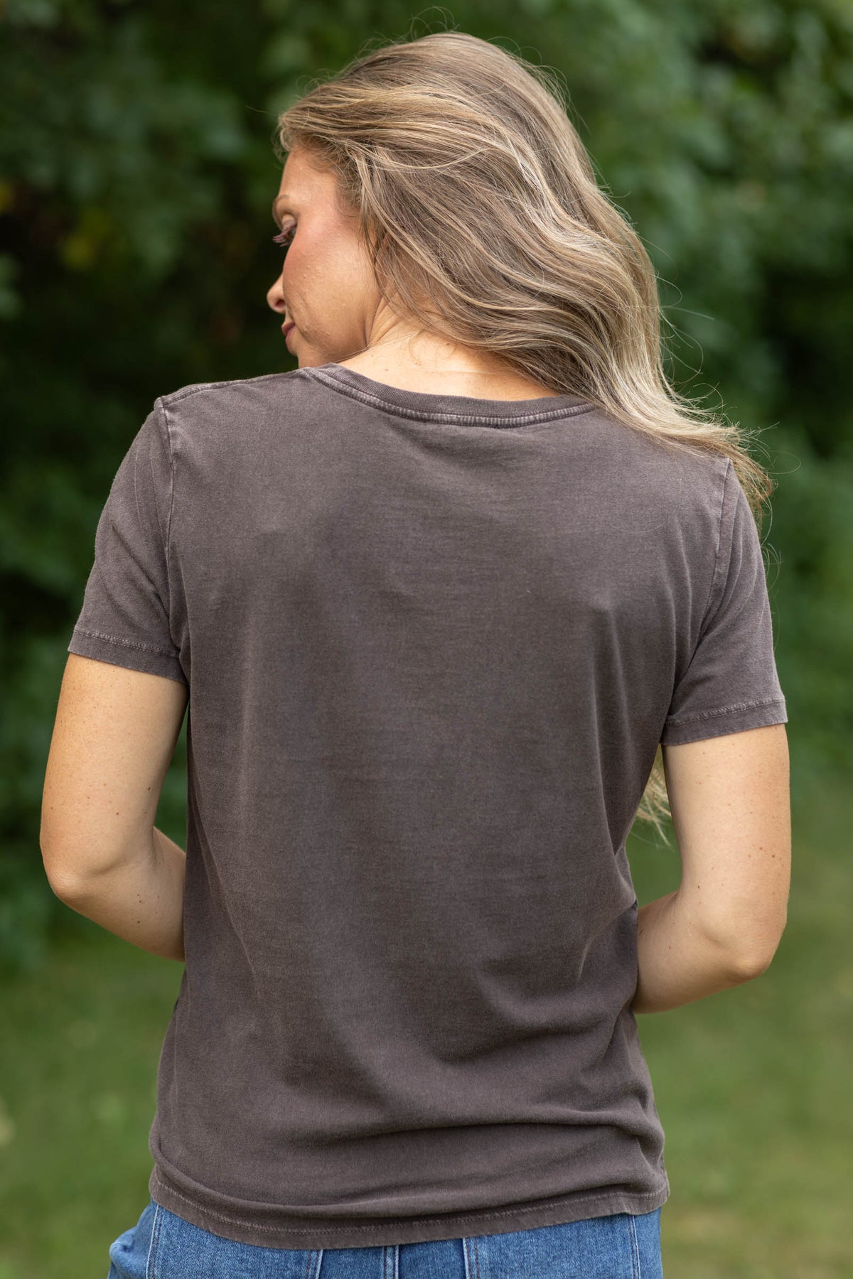 Brown Pond Graphic Knit Tee