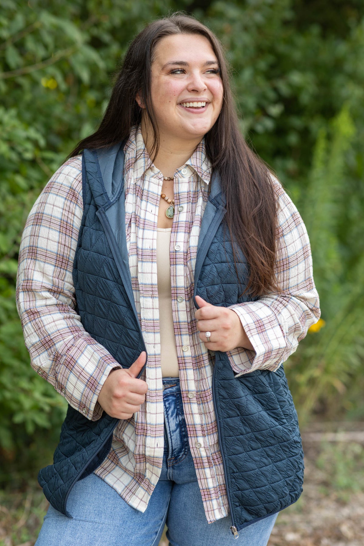 Over The Top Quilted Vest by Filly Flair