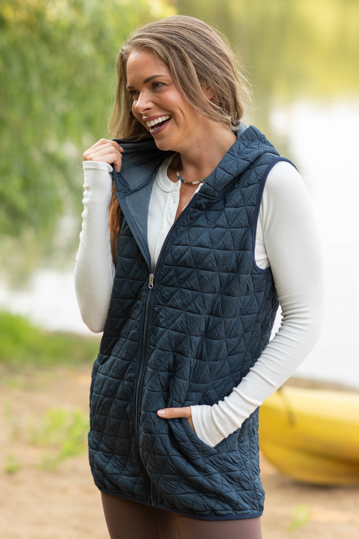 Over The Top Quilted Vest by Filly Flair
