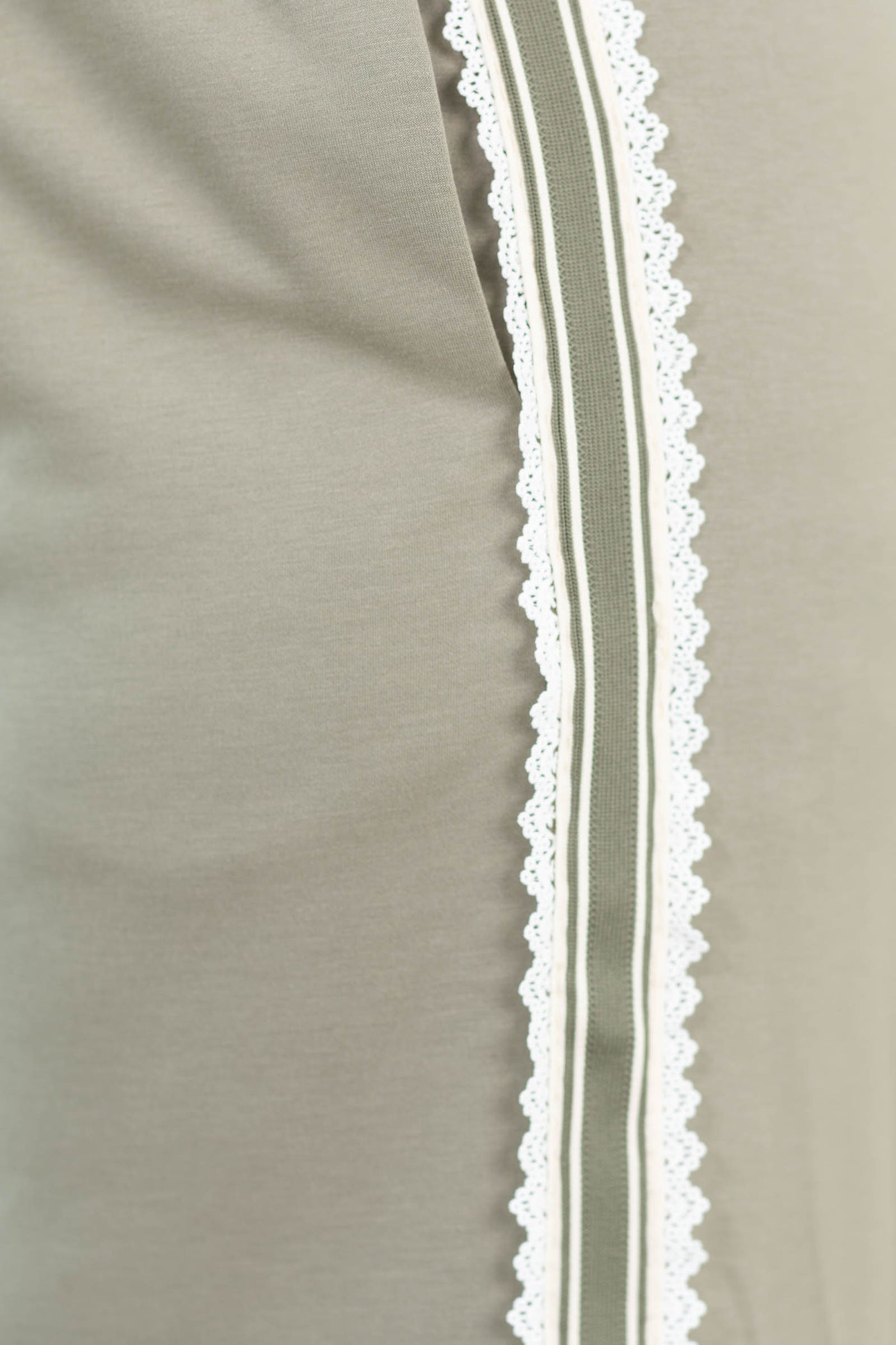 Sage Pants With Side Lace Track Lines