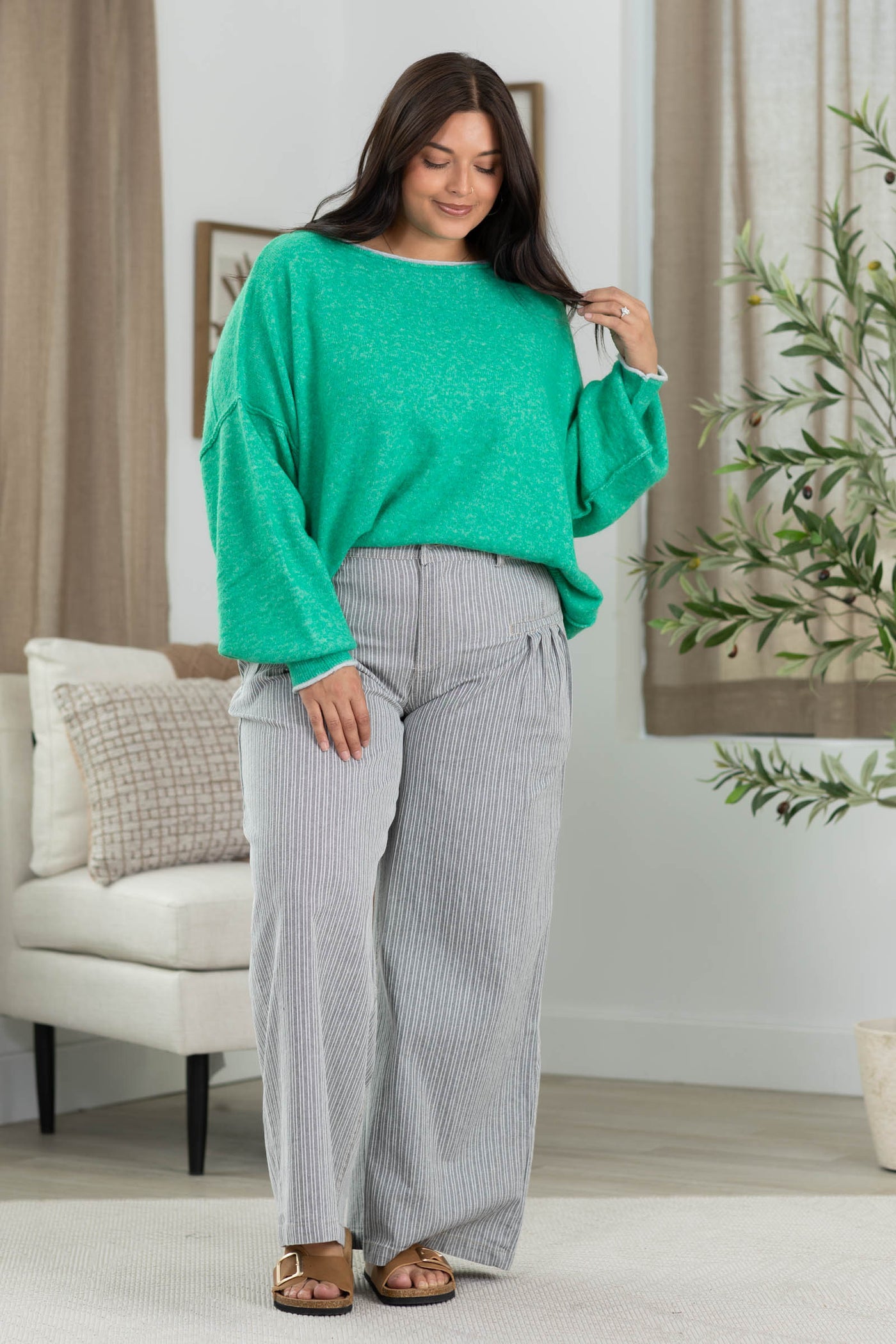 Cozy Pullover Sweaters With Exposed Seams