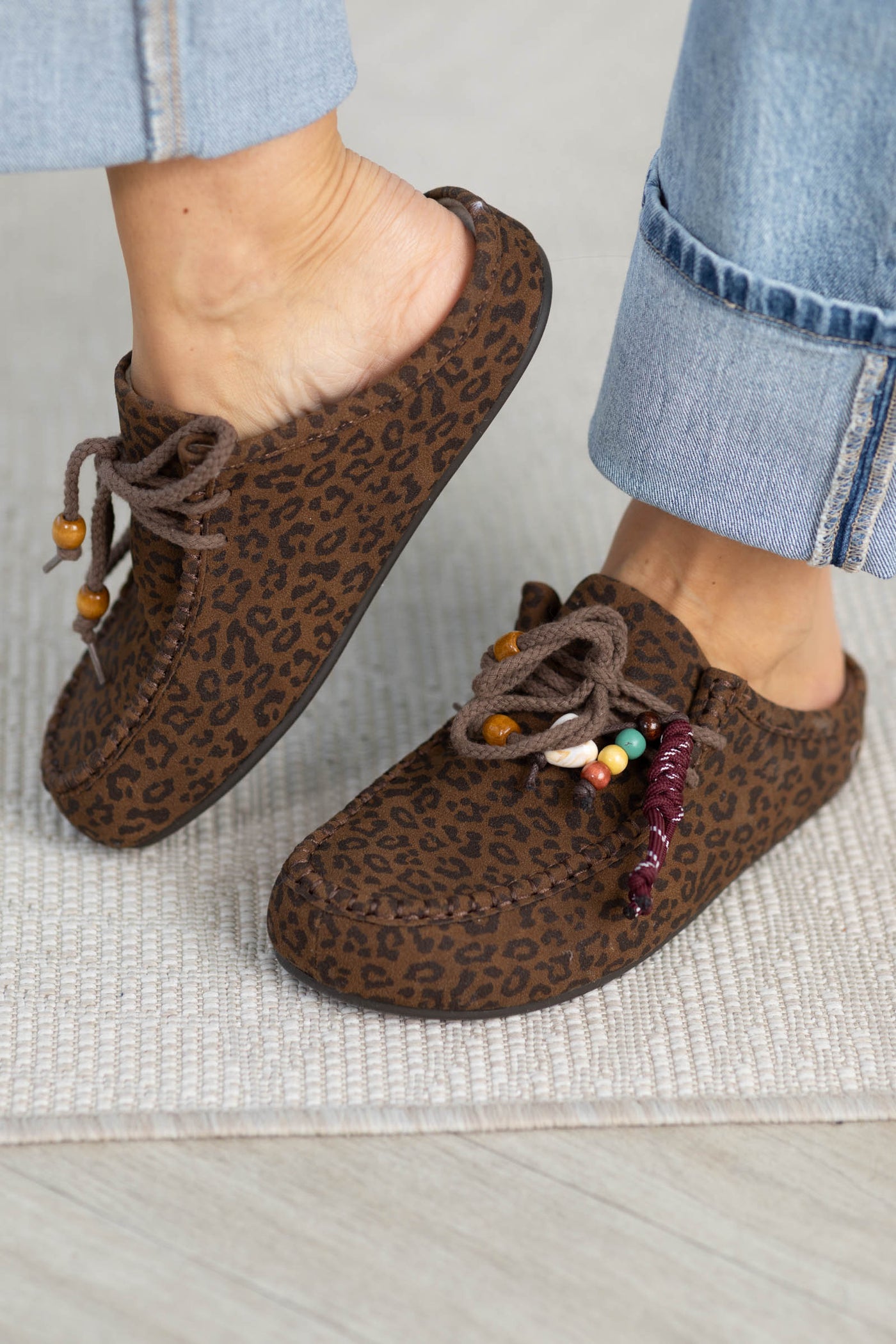 Blowfish Suede Slip On Clog With Bead
