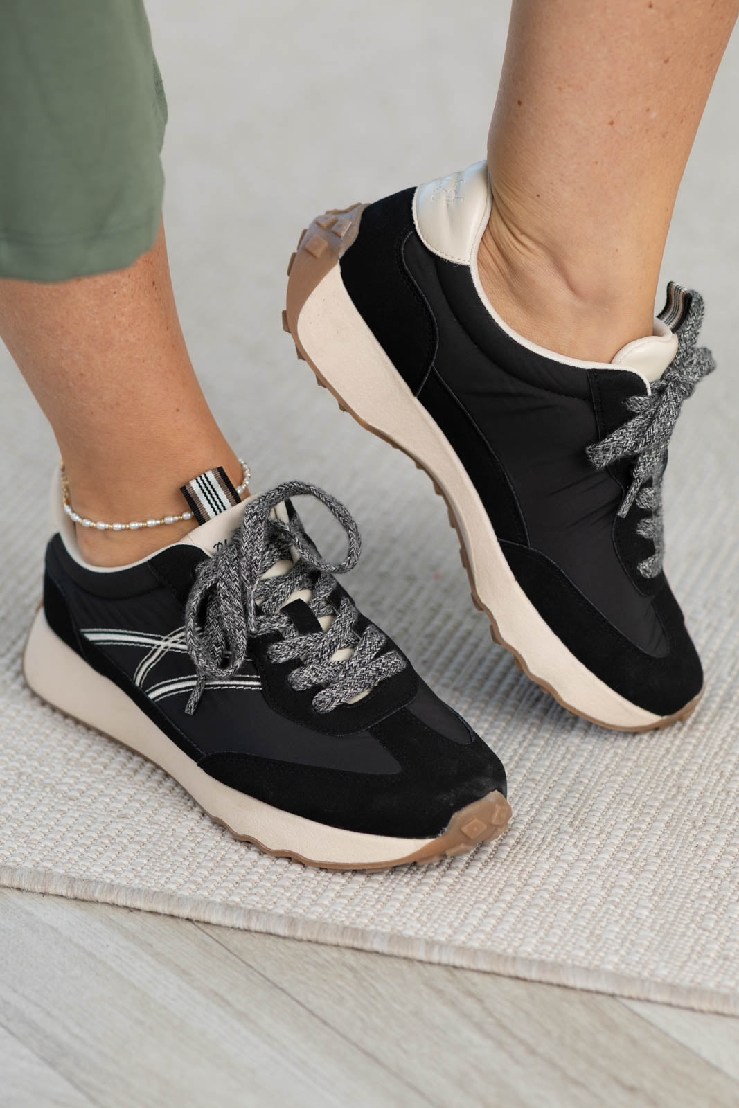 Blowfish Low-Top Sneaker with Diamond Tread Detail