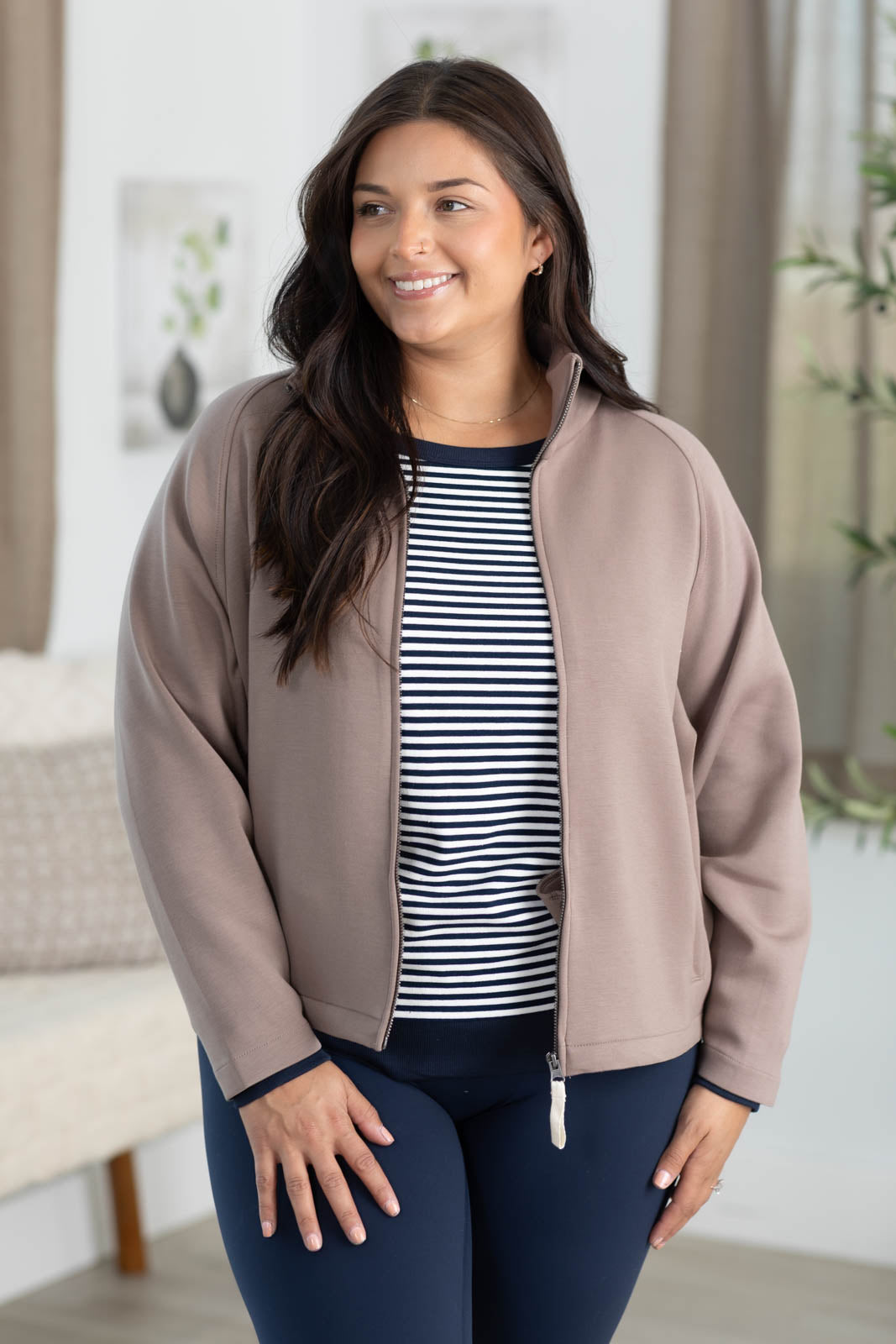 Premium Scuba Full Zip Jacket With Pockets