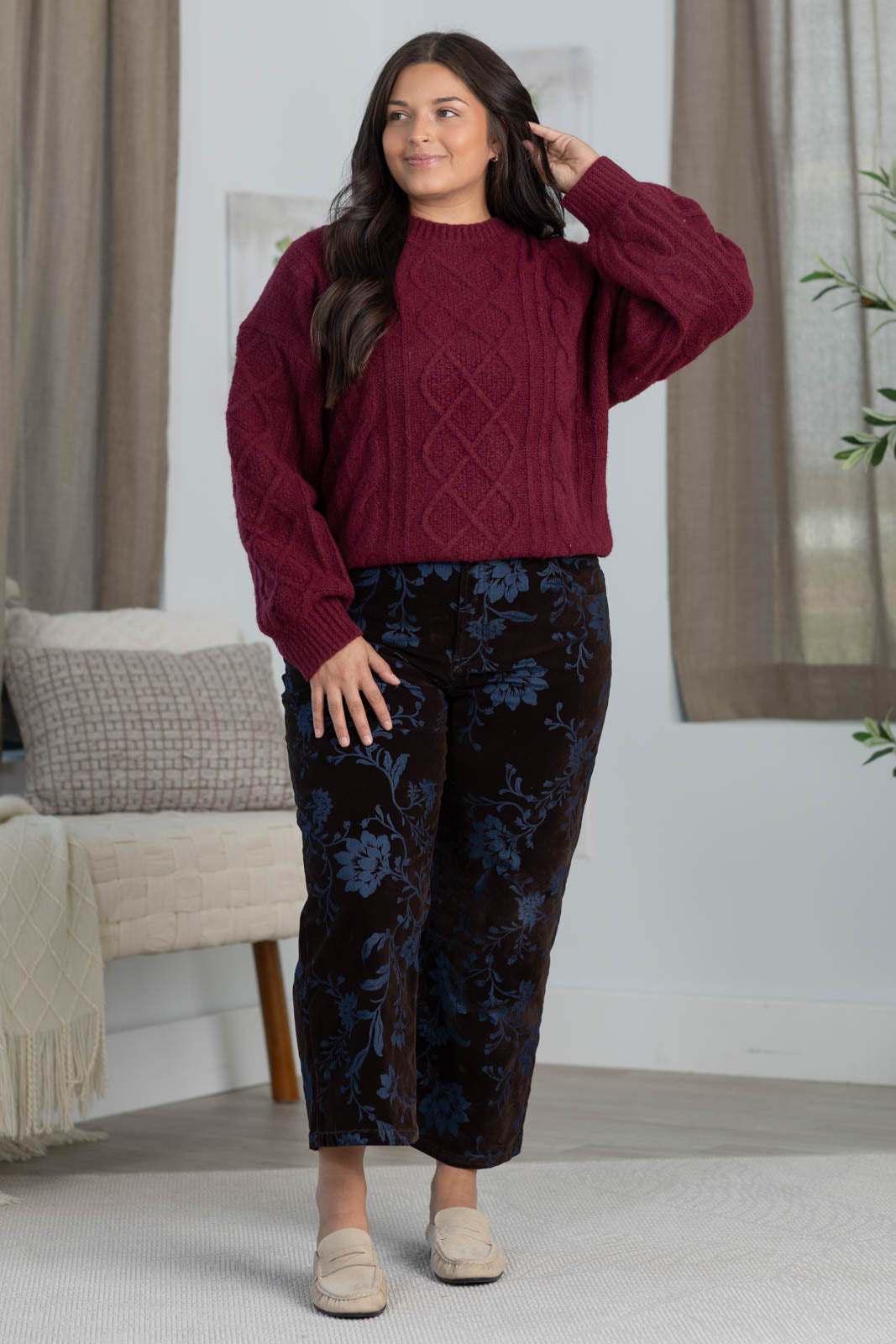 Cotierra Premium Cable Knit Sweater