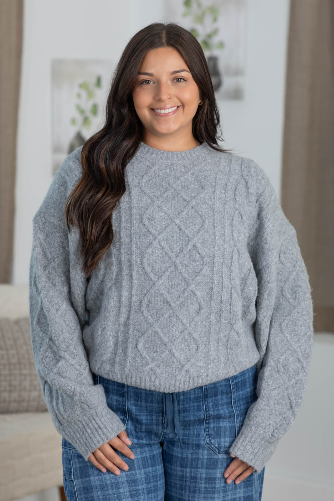 Cotierra Premium Cable Knit Sweater