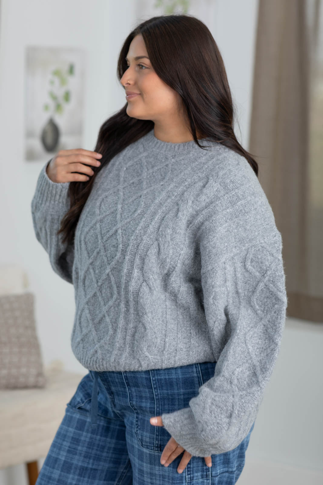 Cotierra Premium Cable Knit Sweater