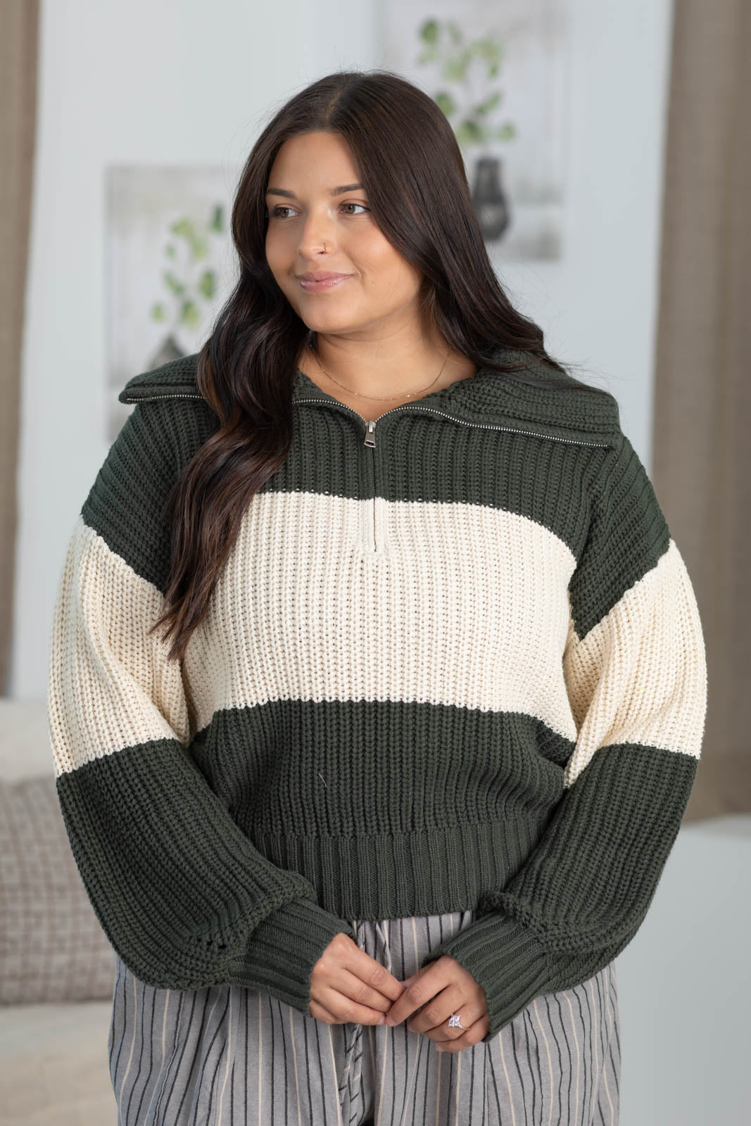 Cotierra Half-Zip Pullover Sweater