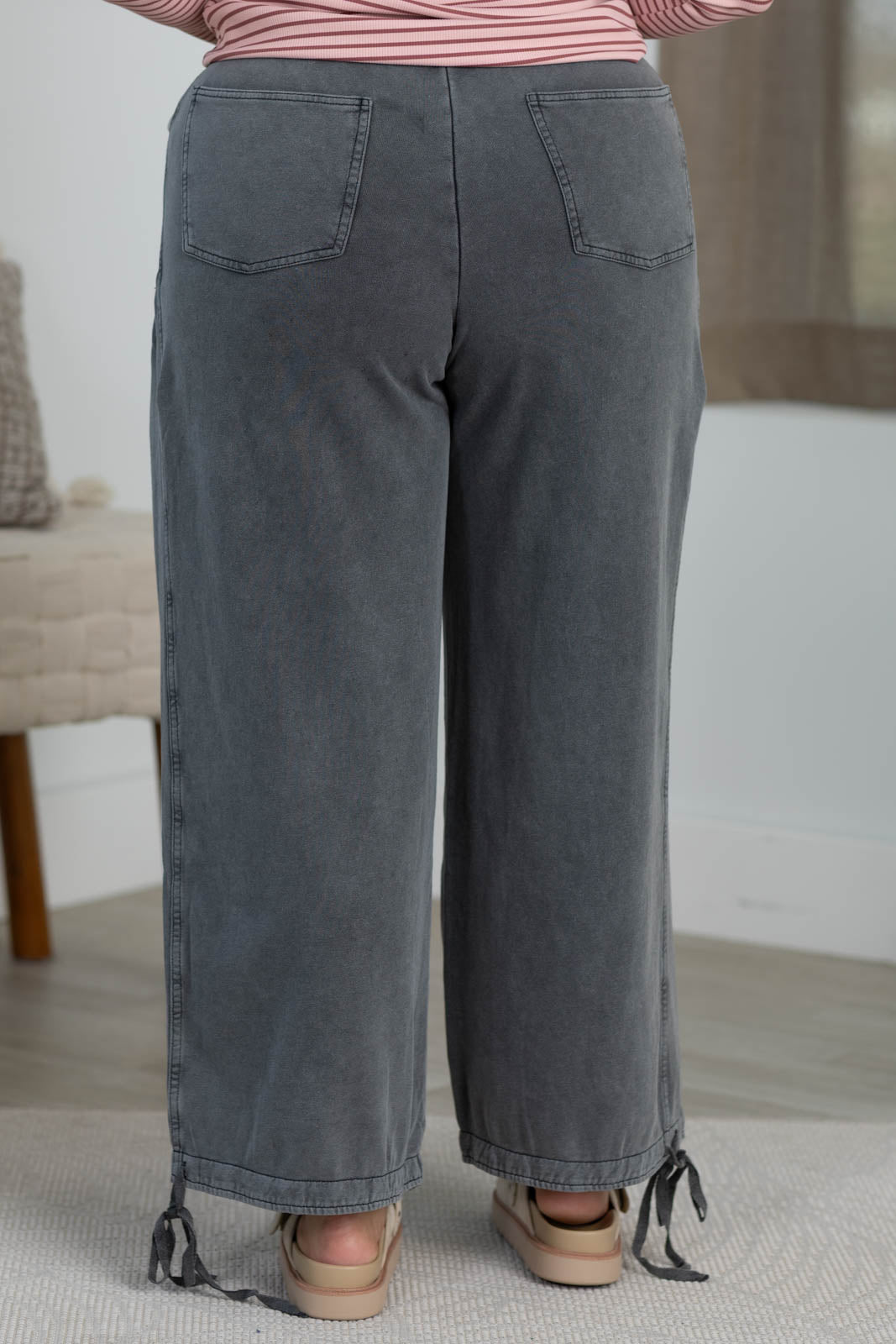 Cotierra Wide Leg Cinch Pants