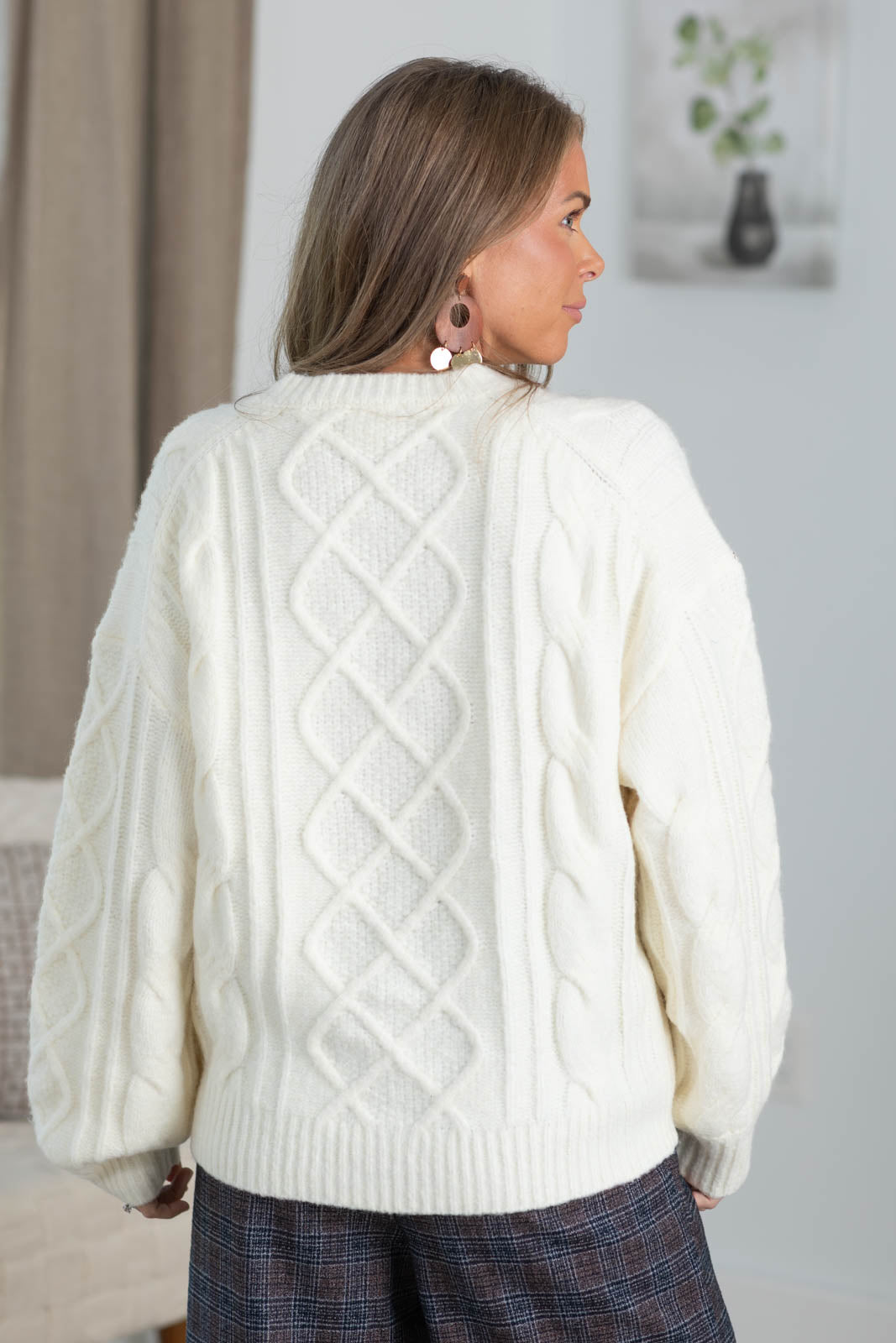 Cotierra Premium Cable Knit Sweater