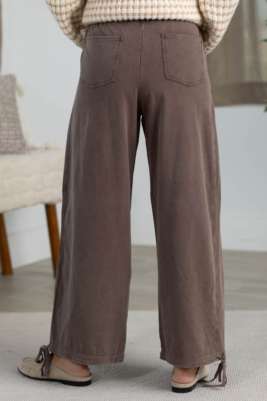Cotierra Wide Leg Cinch Pants
