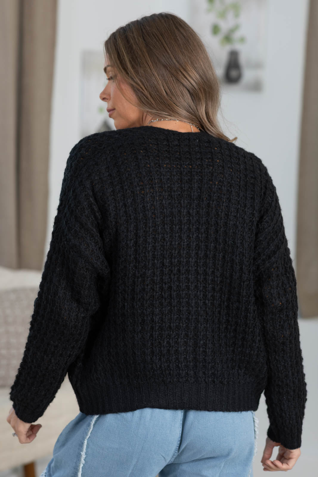 Staccato Textured Open Front Sweater Cardigans