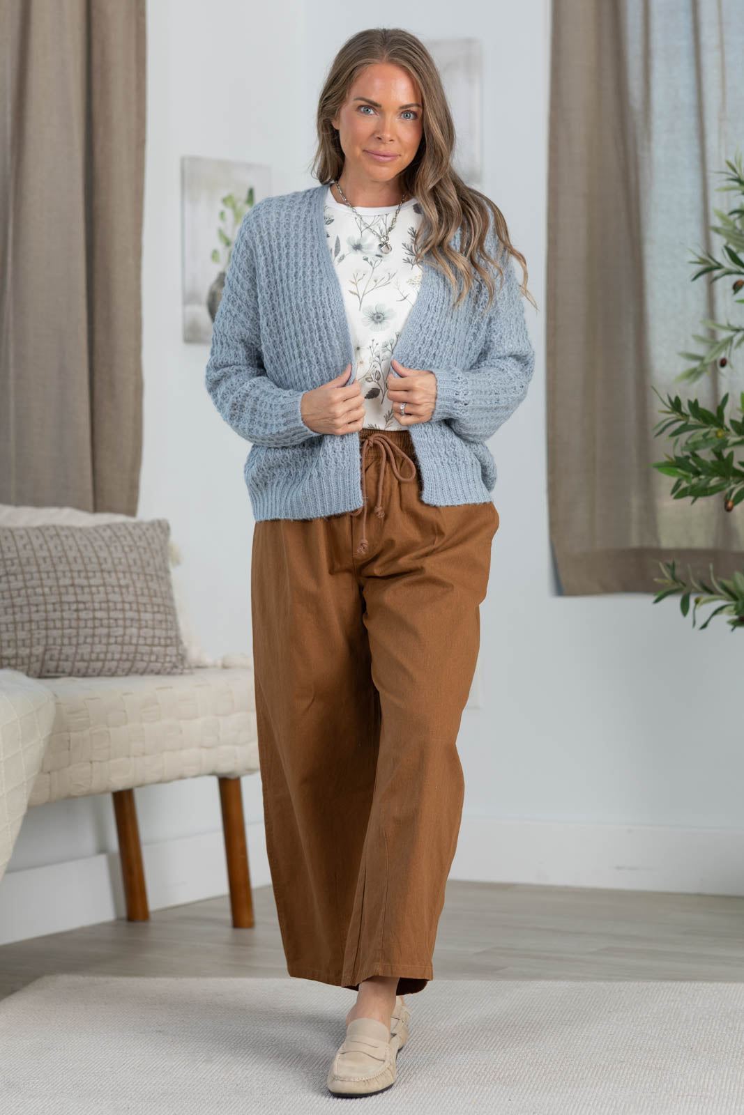 Staccato Textured Open Front Sweater Cardigans