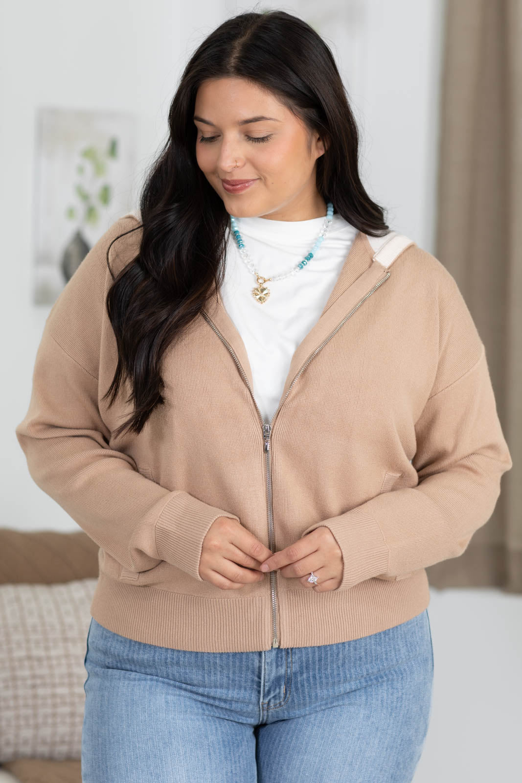 Staccato Light Sweater Full Zip Jacket