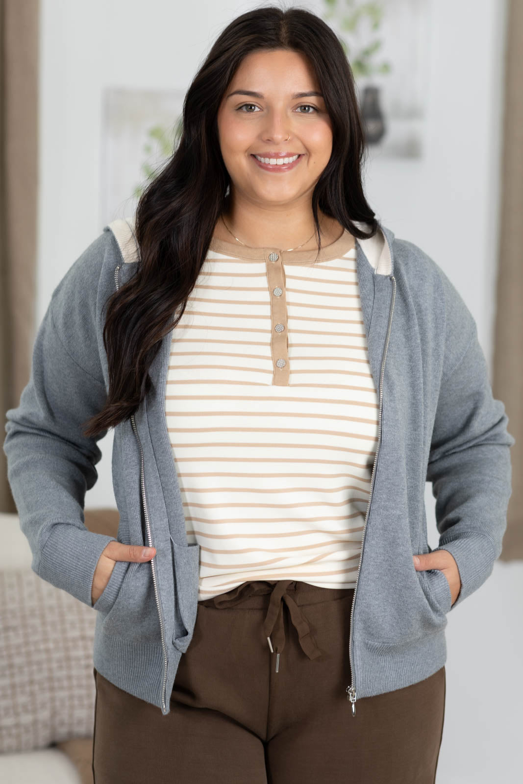 Staccato Light Sweater Full Zip Jacket