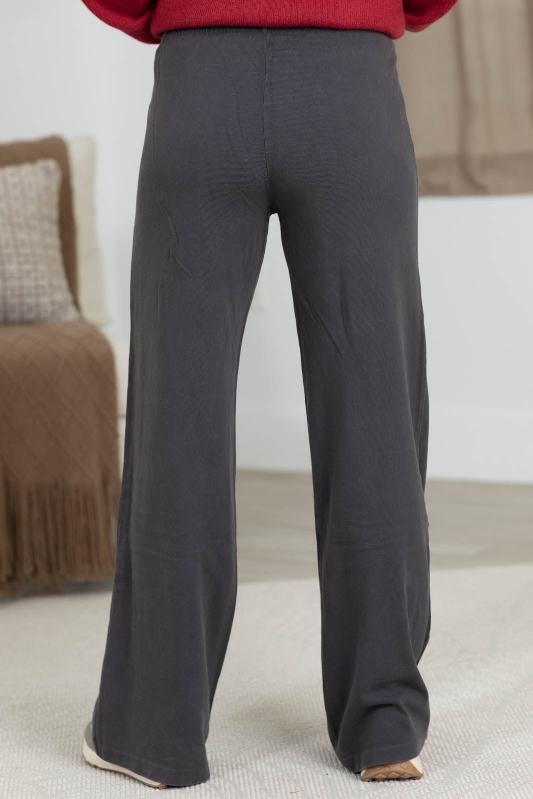 Charcoal Ultra Comfy Wide Leg Pants
