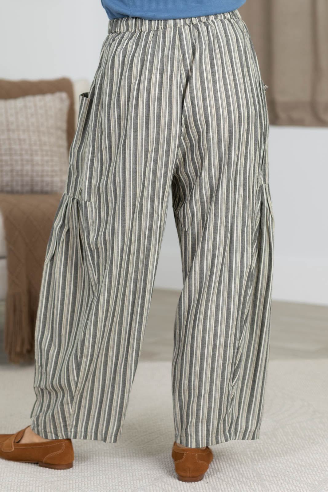 Cotierra x Filly Flair Easy Waist Stripe Relaxed Fit Pants