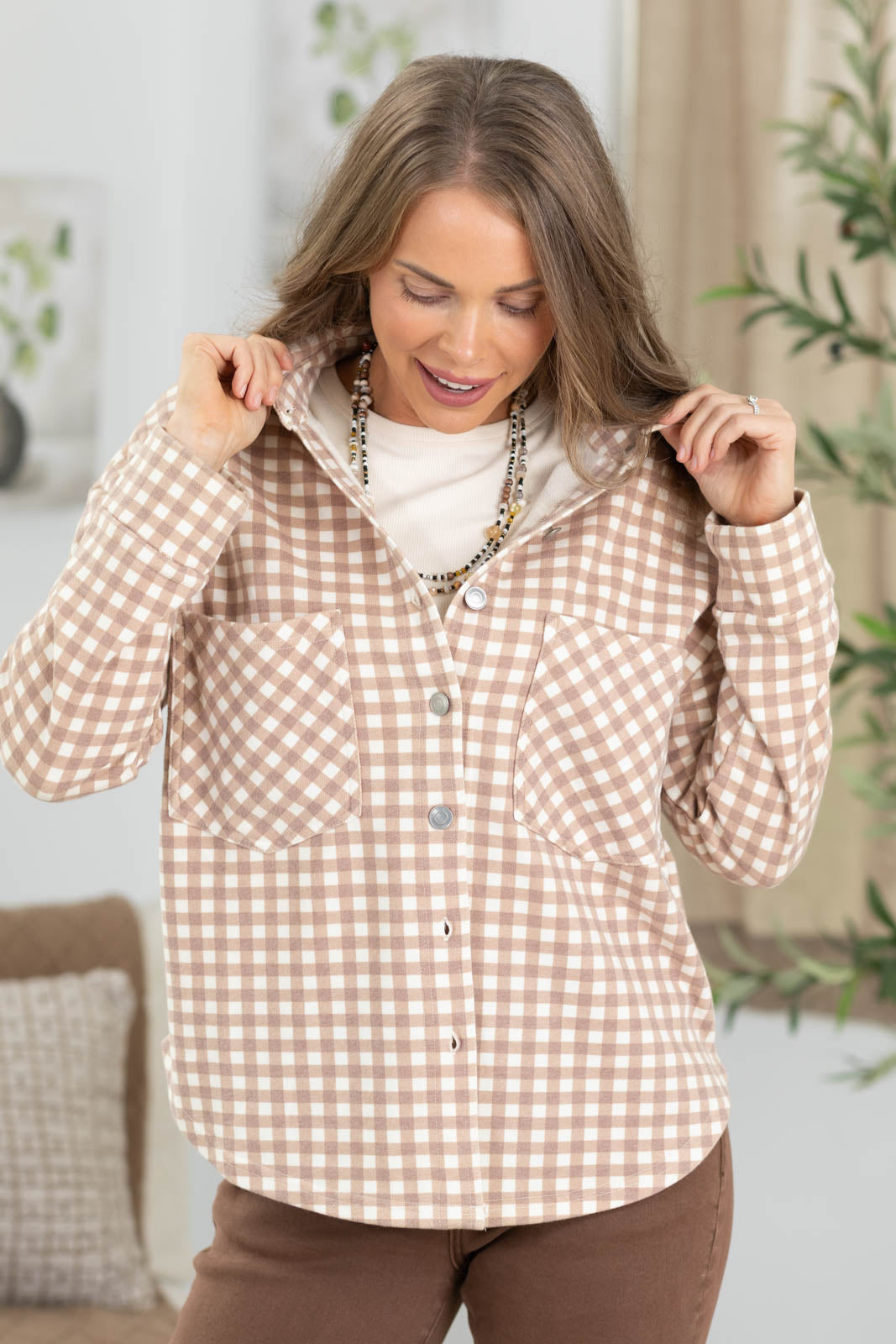 Fireside Printed Shacket by Filly Flair