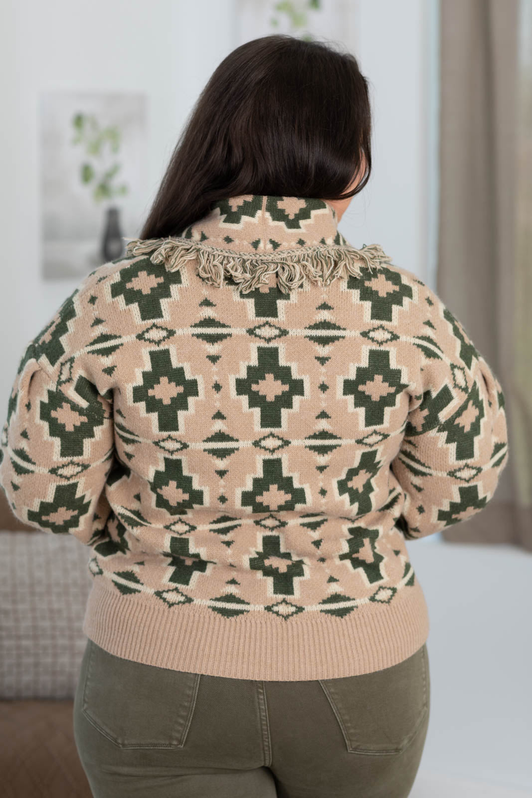 Wild West Aztec Cardigan With Fringe by Filly Flair