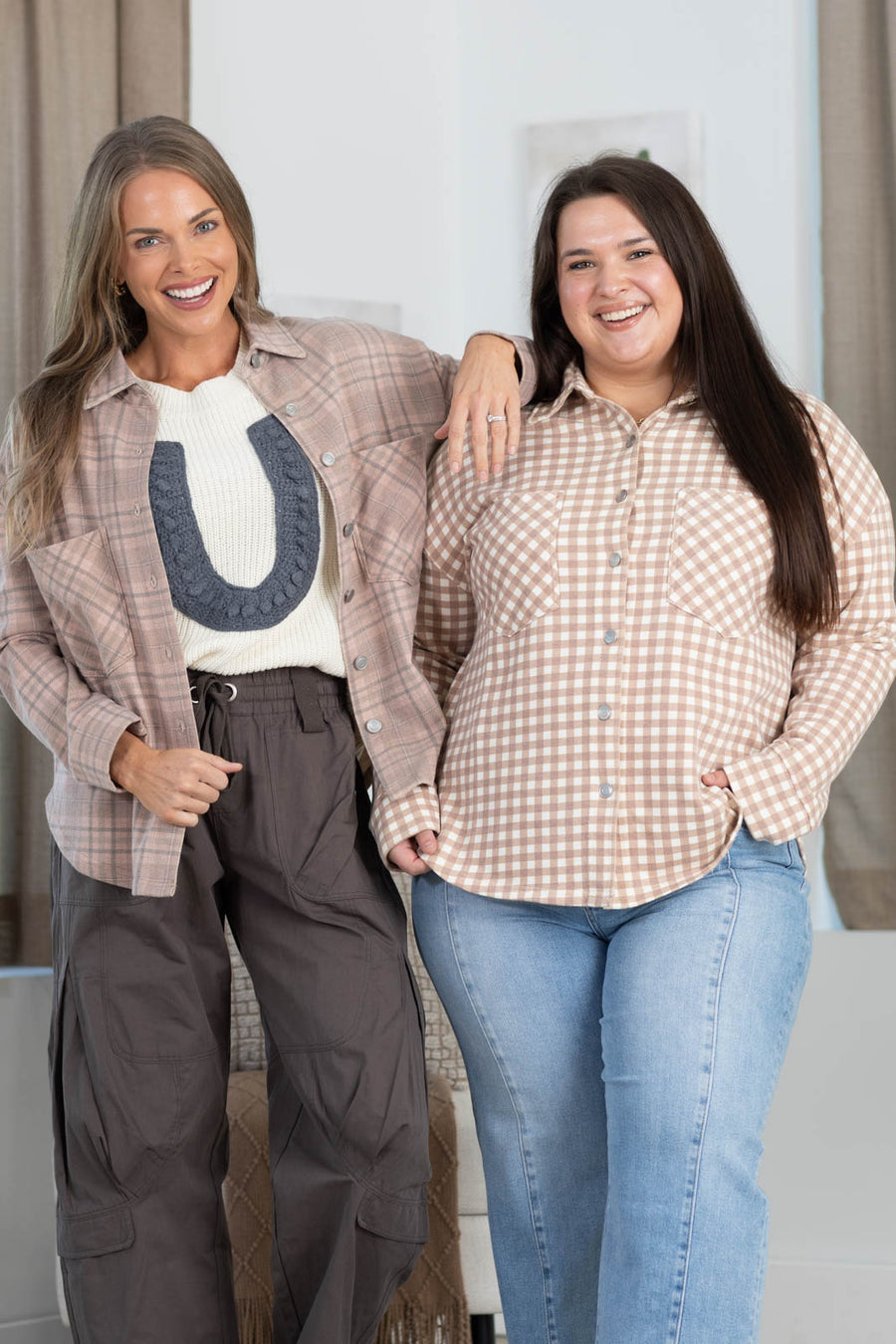 Fireside Printed Shacket by Filly Flair