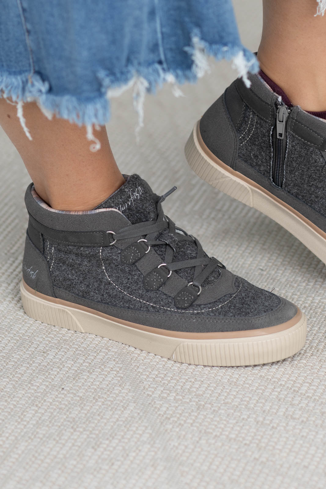 Blowfish Lace Up Mid Top Sneaker