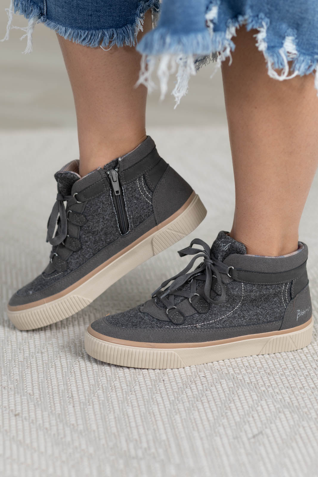 Blowfish Lace Up Mid Top Sneaker