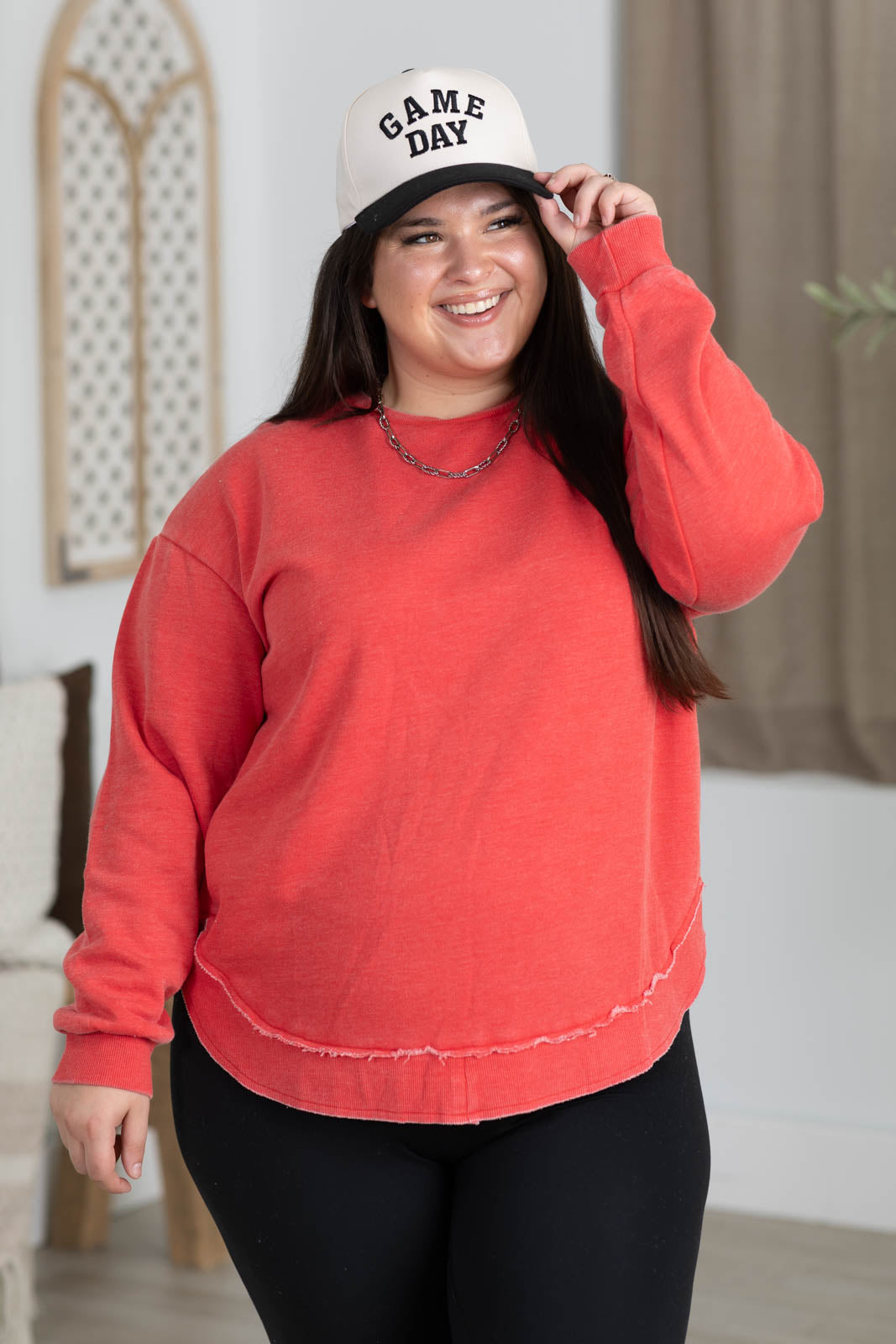 Cozy Campfire Round Hem Sweatshirt: Limited Edition Colors