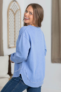 Cozy Campfire Round Hem Sweatshirt: Limited Edition Colors