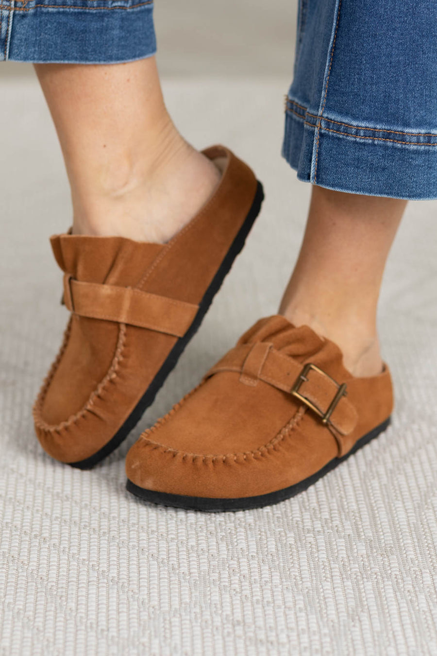 Project Cloud Genuine Leather Mocassin Style Clogs