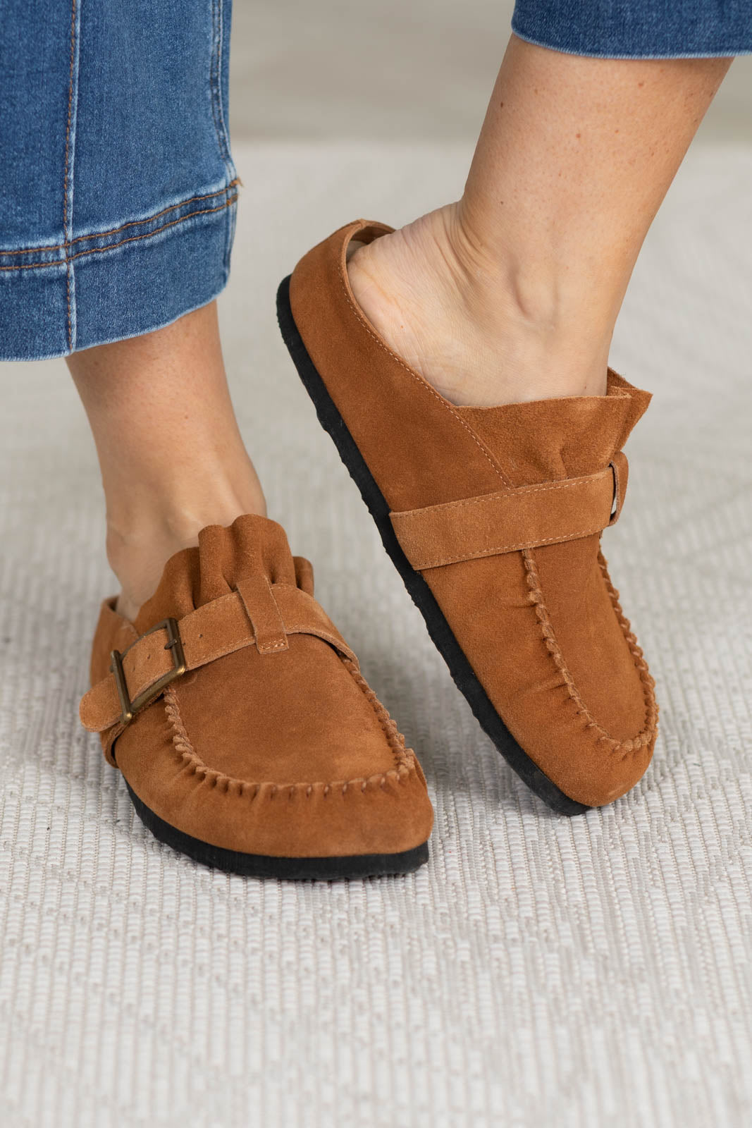 Project Cloud Genuine Leather Mocassin Style Clogs